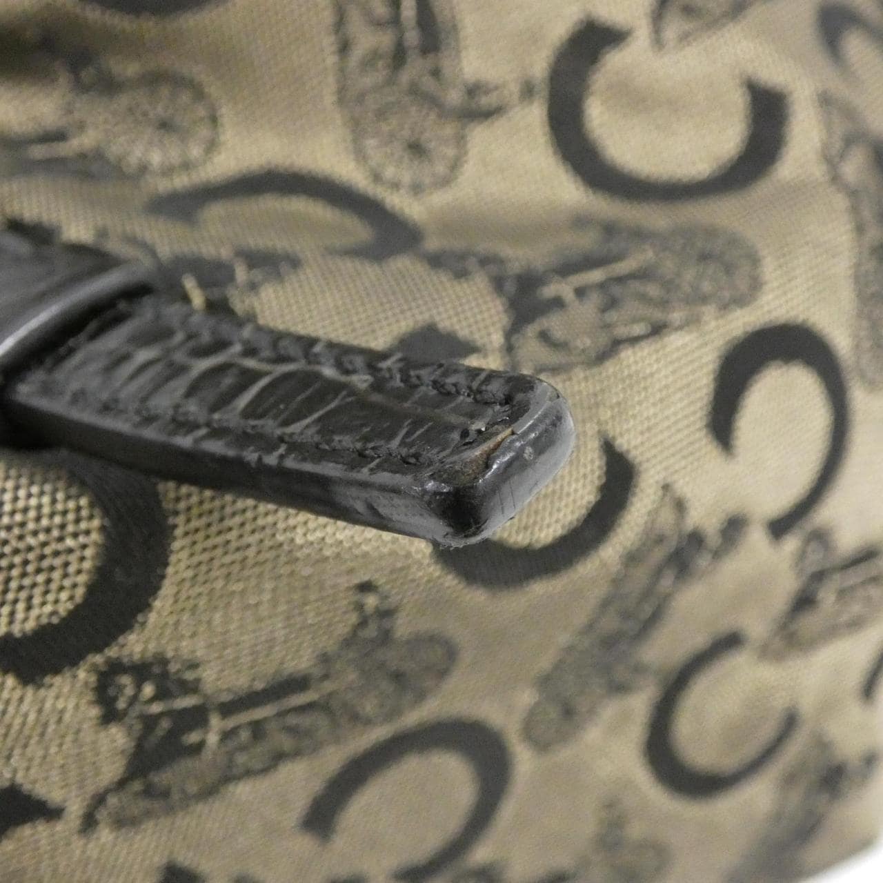 CELINE Shoulder Bag Canvas Black Canvas Rank A - Thumbnail 7