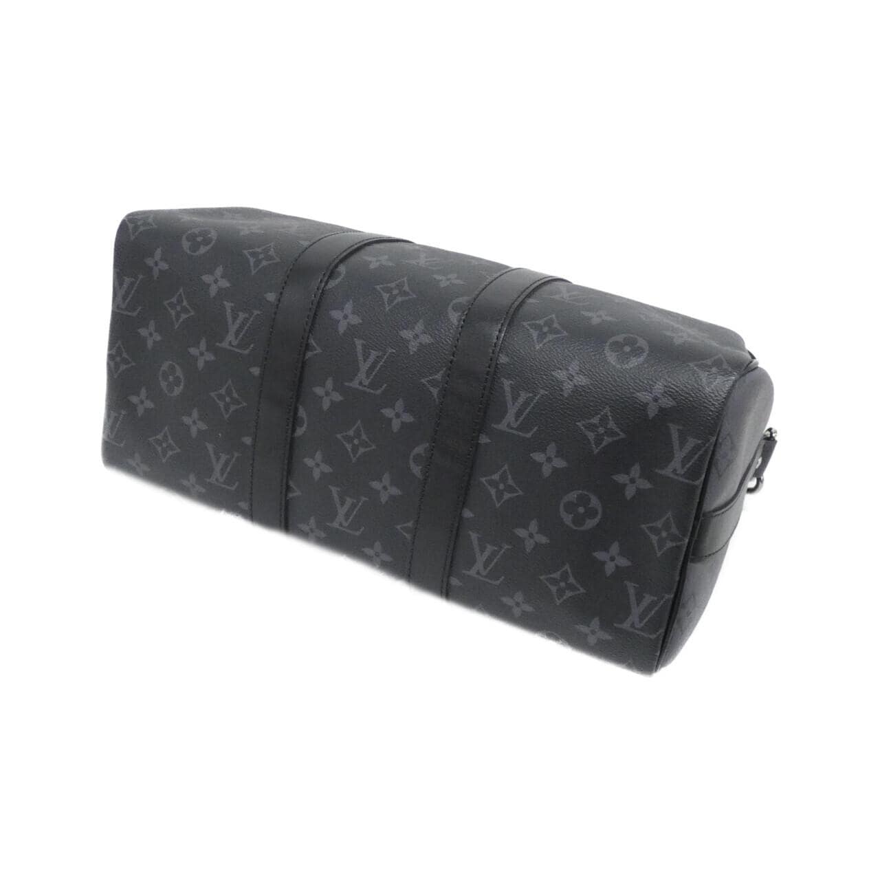 LOUIS VUITTON Keepall M46655 Boston Bag Monogram 黑色 Monogram 中古品A - 縮圖 2