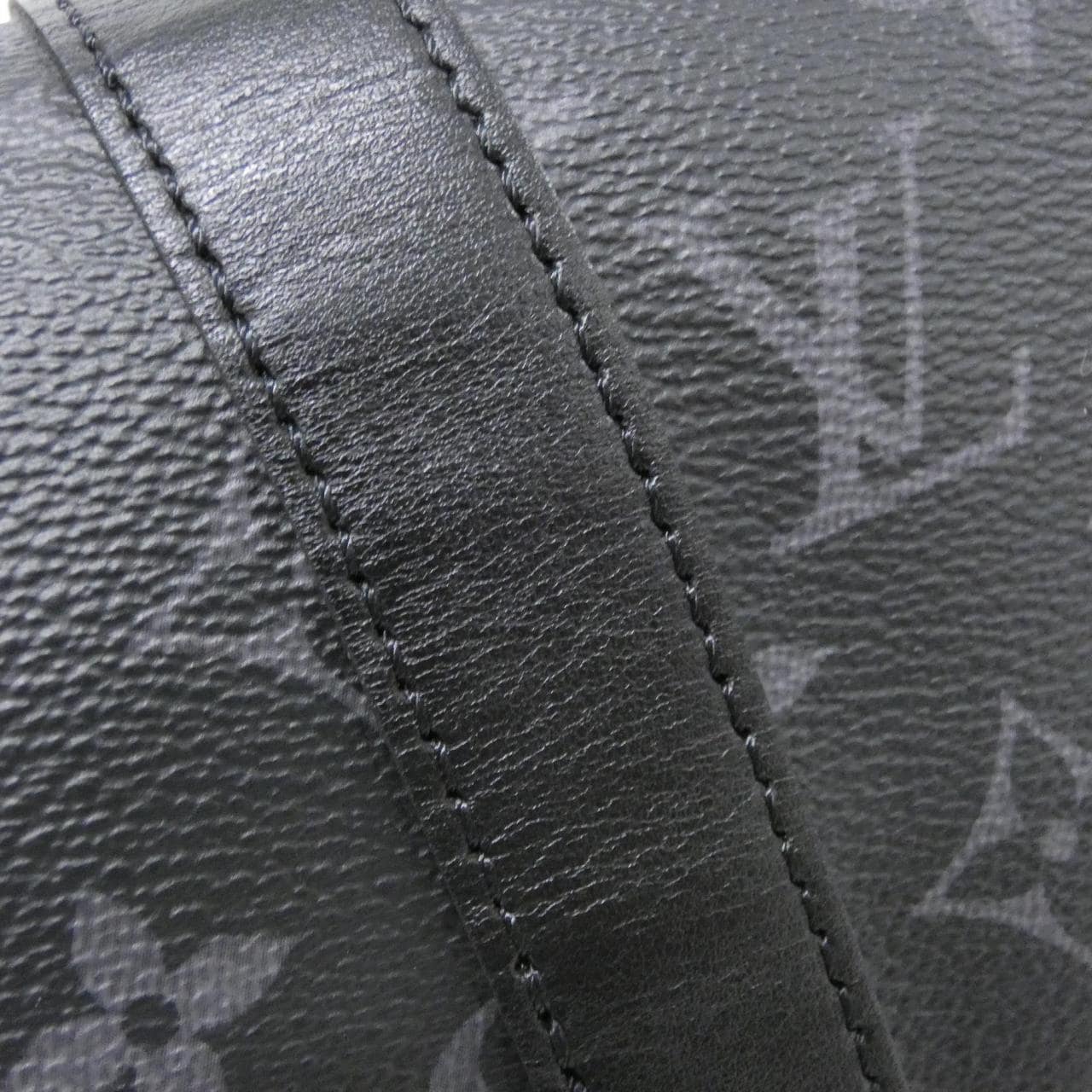 LOUIS VUITTON Keepall M46655 Boston Bag Monogram 黑色 Monogram 中古品A - 縮圖 3