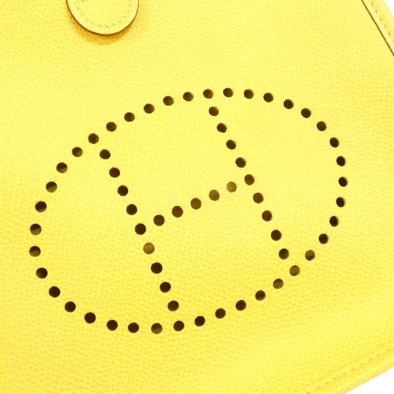 HERMES HERMÈS Evelyne 044560CK Shoulder Bag Epsom Black Epsom Leather - Thumbnail 5