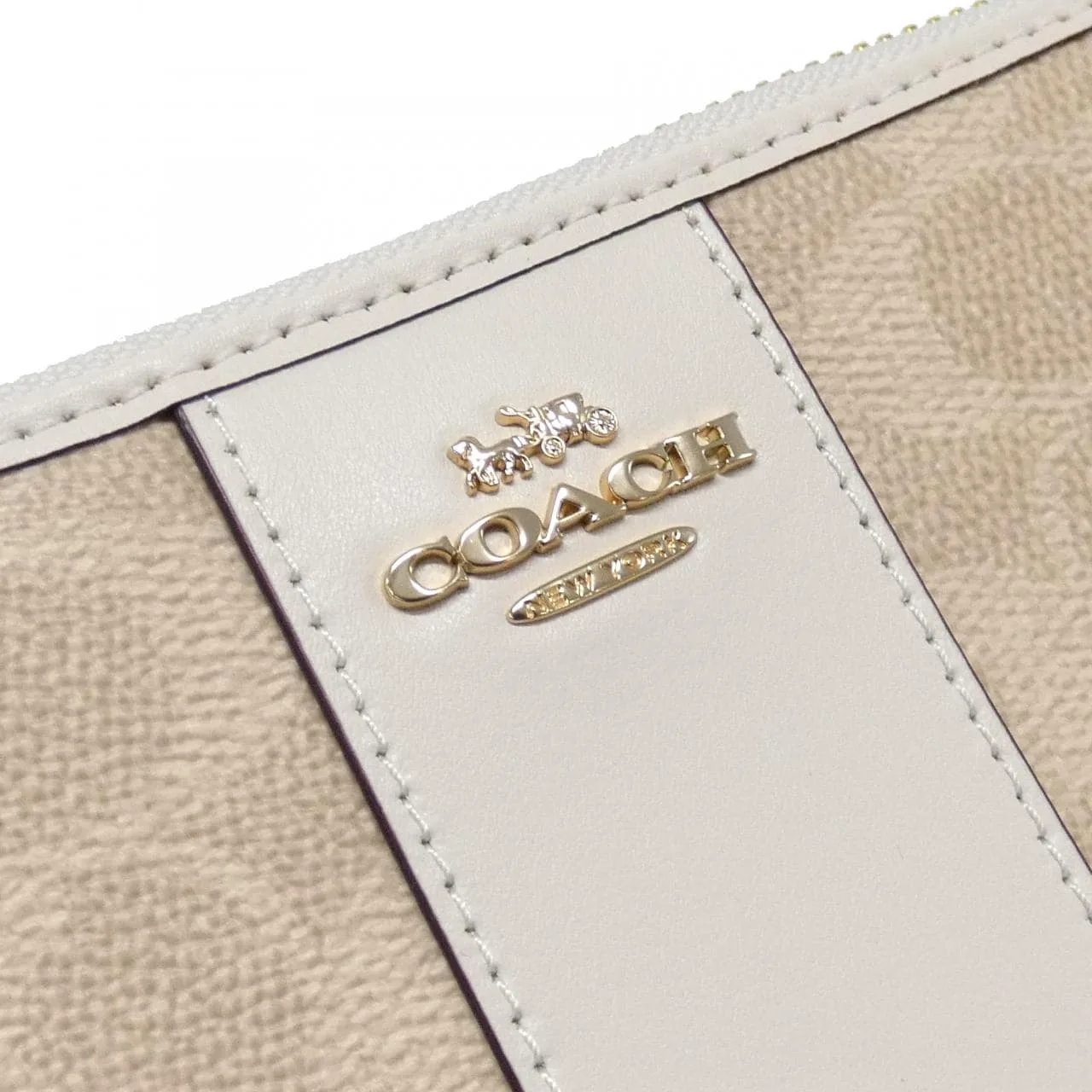 COACH CCQ07 Wallet Canvas Canvas New - Thumbnail 4
