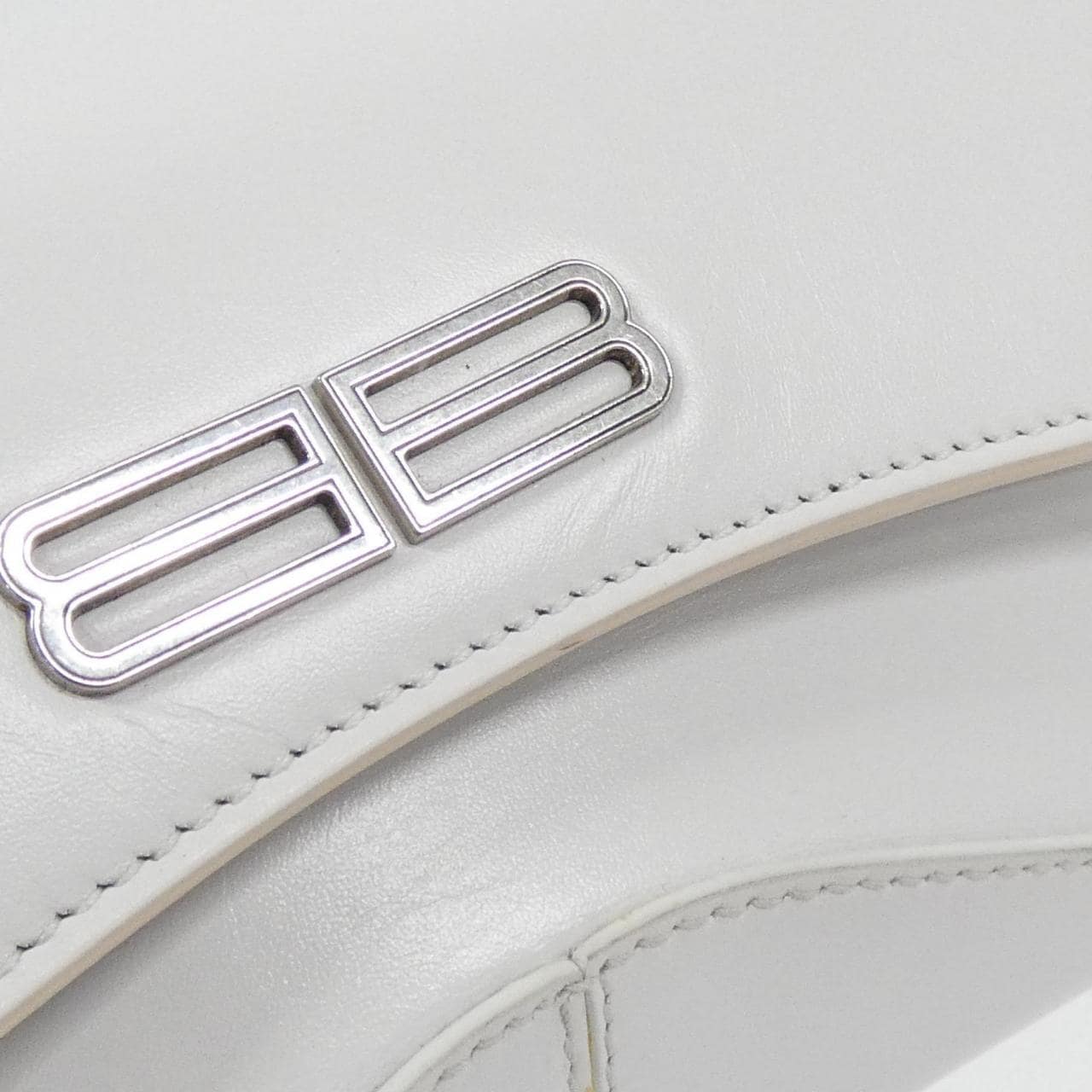 BALENCIAGA 695645 Shoulder Bag Leather 黑色 皮革 中古品A - 縮圖 5