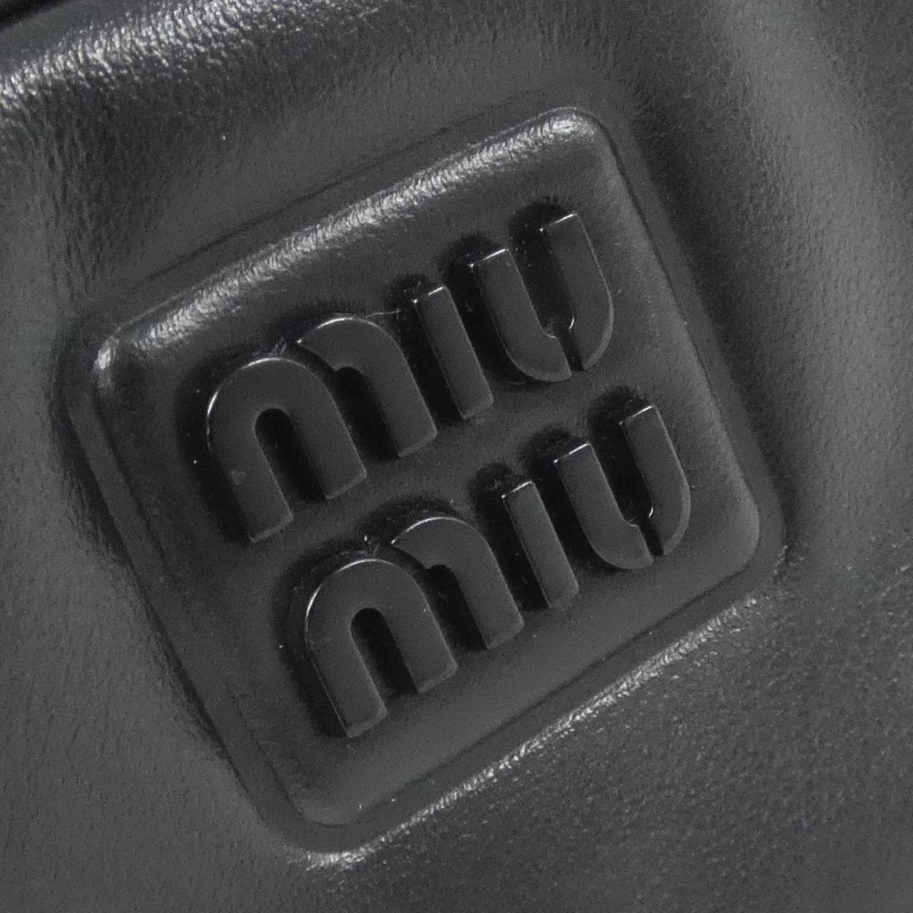 MIU MIU Belt Bag Leather Black Leather - Thumbnail 4