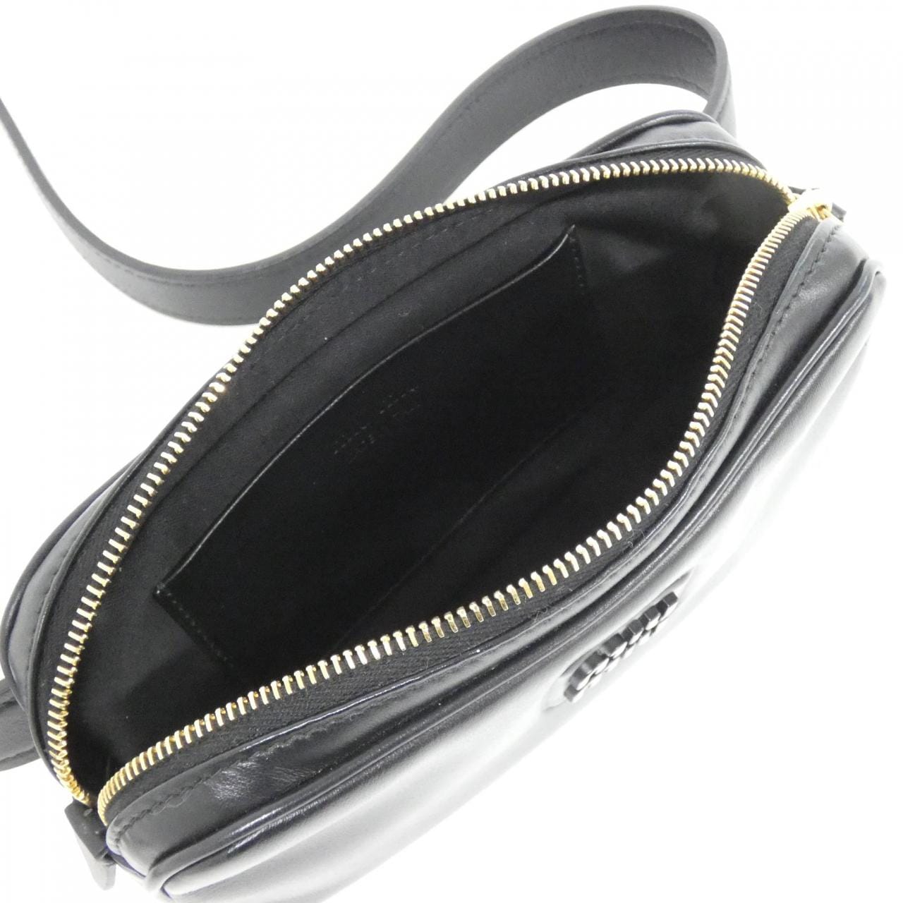 MIU MIU Belt Bag Leather Black Leather - Thumbnail 6