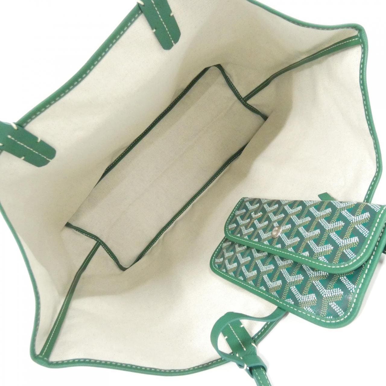 GOYARD Saint Louis AMA LOUIS PM Tote Canvas Green Canvas - Thumbnail 5