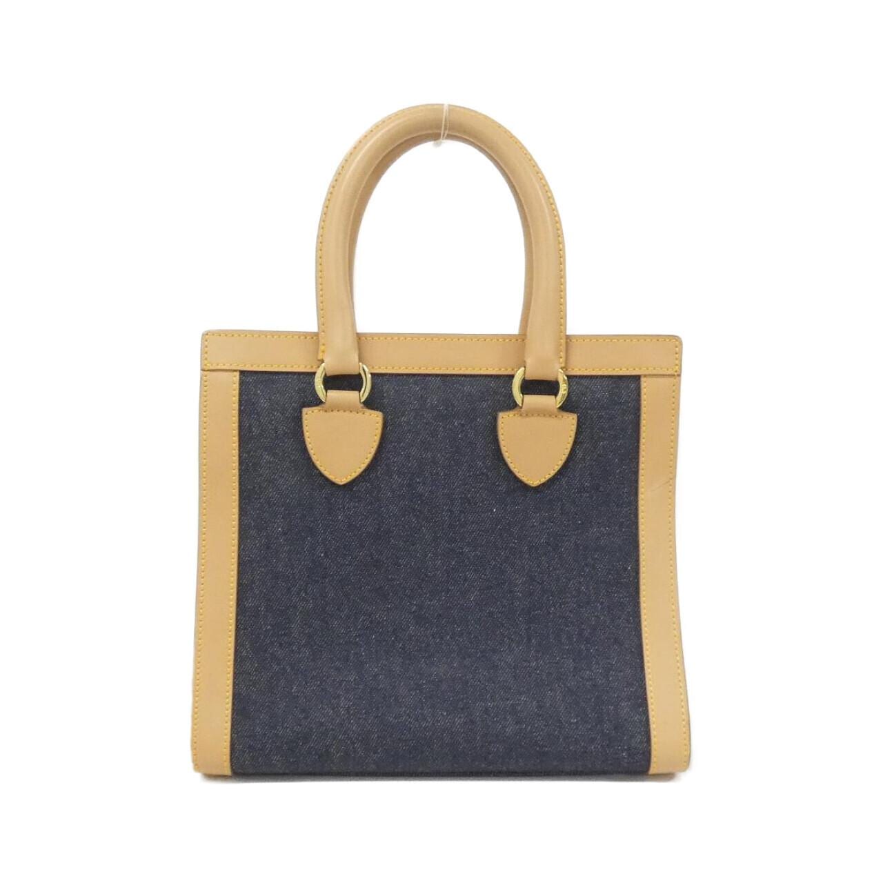 DIOR Bag Denim Bordeaux Denim Rank A - Thumbnail 2