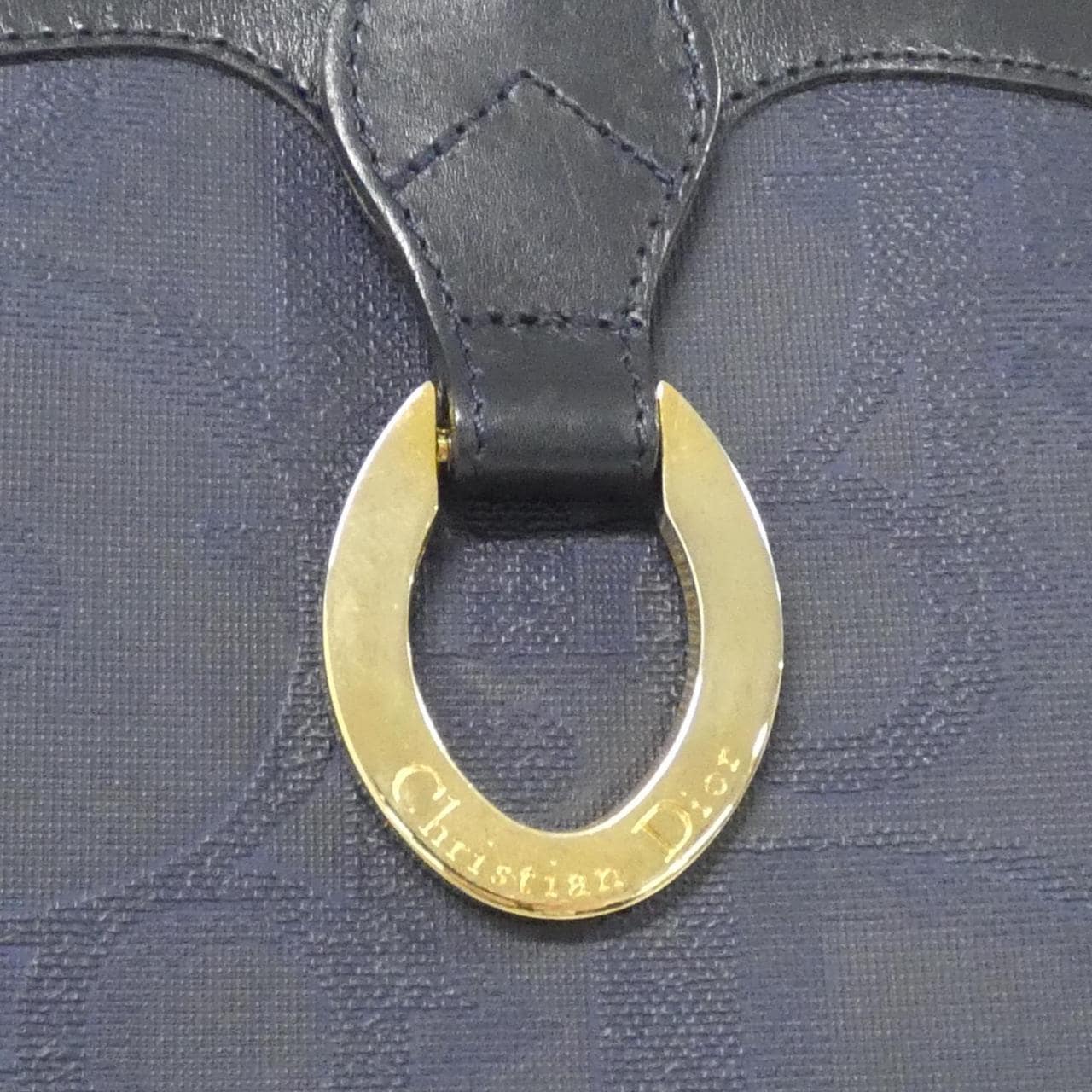 DIOR Bag Canvas Navy Canvas - Thumbnail 4