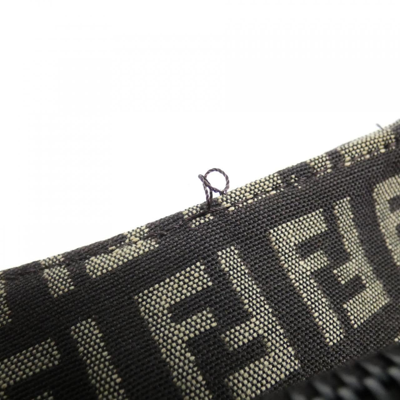 FENDI 8BR036 JQ4 Shoulder Bag Canvas 棕色 帆布 中古品A - 縮圖 9