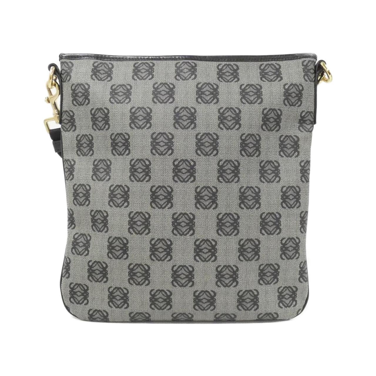 LOEWE Shoulder Bag Canvas Grey Canvas - Thumbnail 2