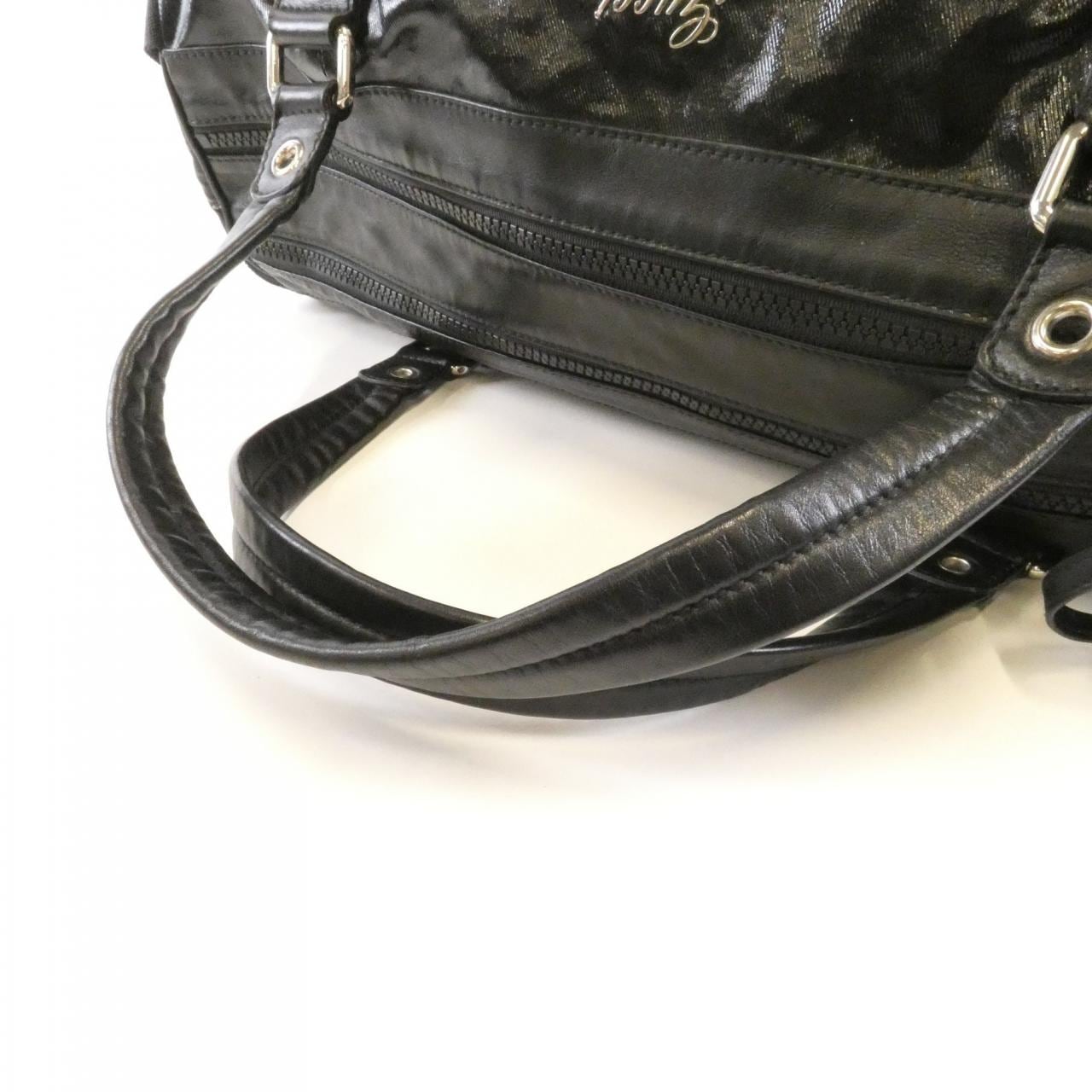 GUCCI 194452 Boston Bag Black Rank B - Thumbnail 7