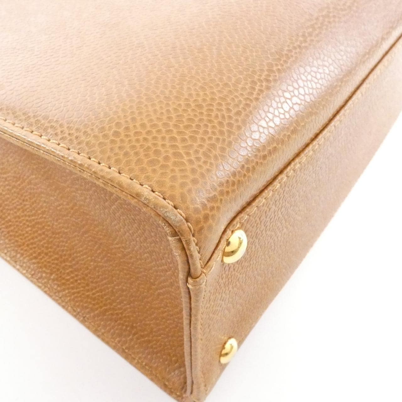 CHANEL 08905 Bag Grained Calfskin Brown Grained Calfskin - Thumbnail 3