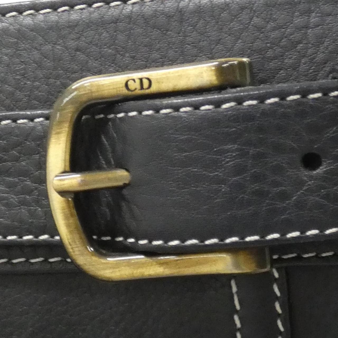 DIOR Bag Leather Black Leather Rank A - Thumbnail 4