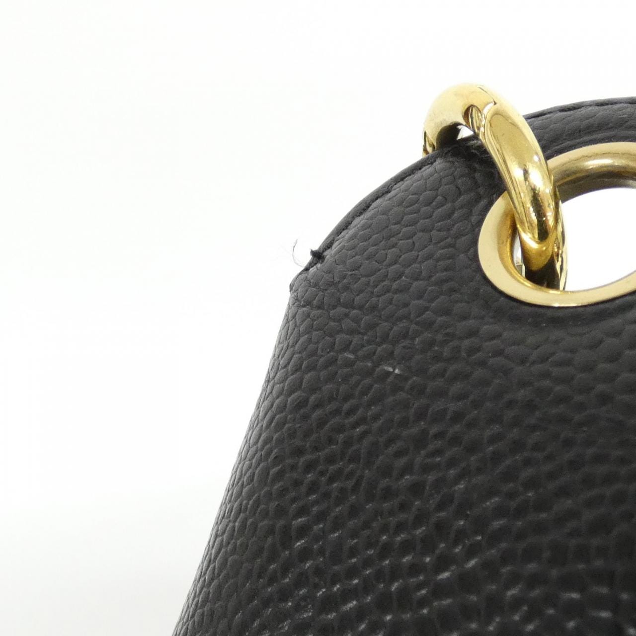 CHANEL Matelasse 20993 Shoulder Grained Calfskin 黑色 荔枝紋牛皮 中古品A - 縮圖 6