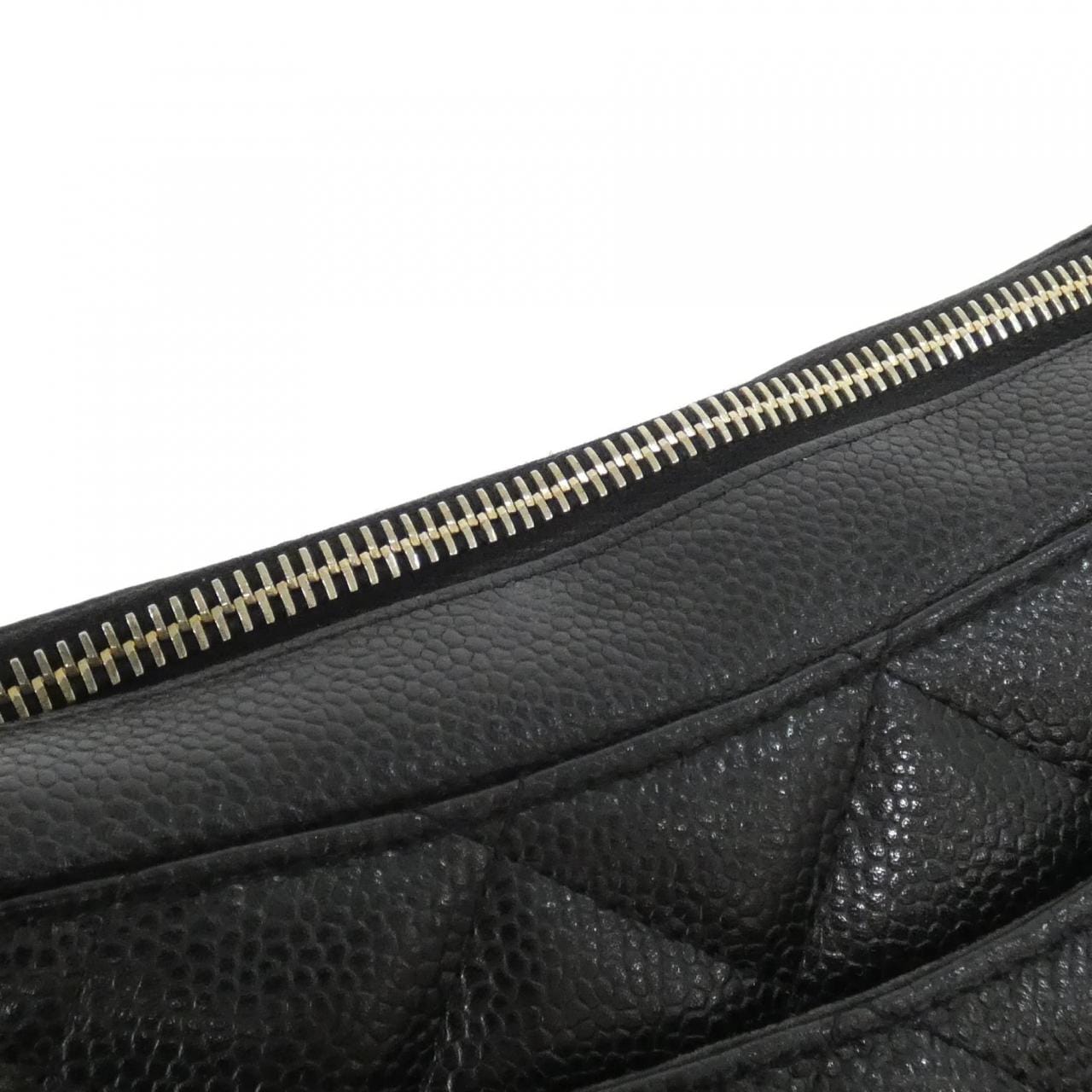 CHANEL Matelasse 20993 Shoulder Grained Calfskin 黑色 荔枝紋牛皮 中古品A - 縮圖 7