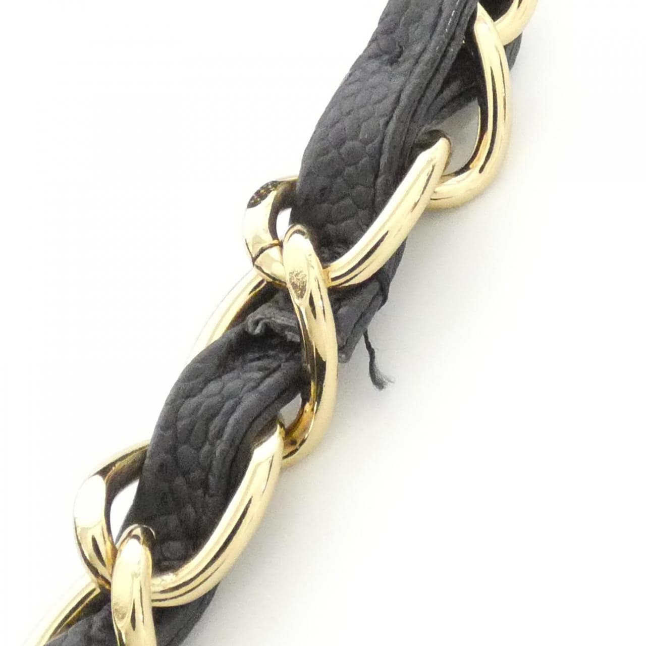 CHANEL Matelasse 20993 Shoulder Grained Calfskin 黑色 荔枝紋牛皮 中古品A - 縮圖 8