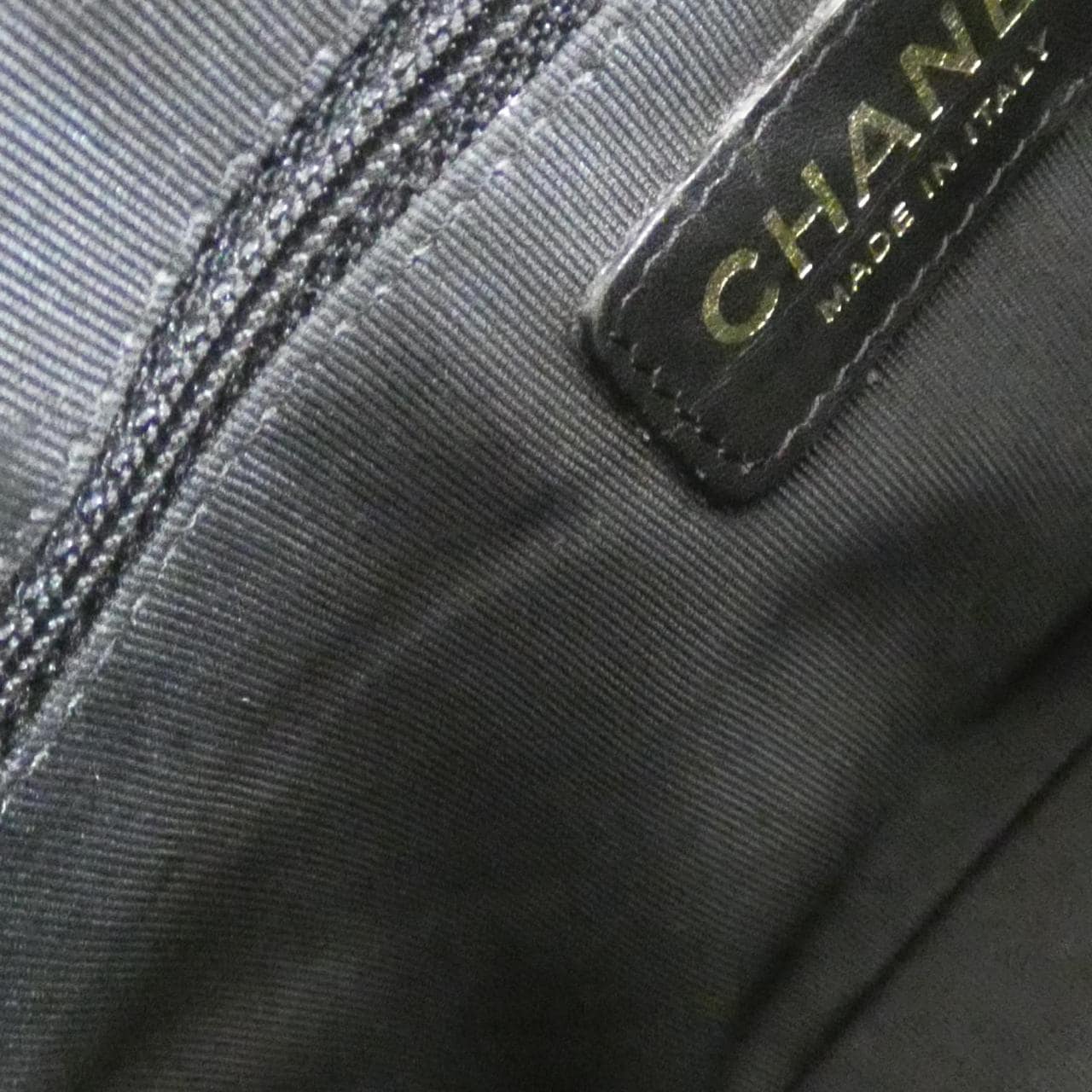 CHANEL Matelasse 20993 Shoulder Grained Calfskin 黑色 荔枝紋牛皮 中古品A - 縮圖 10