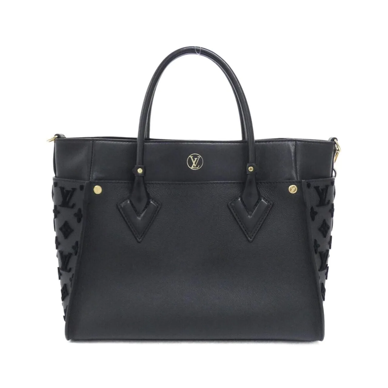 LOUIS VUITTON M53826 Handbag Monogram 黑色 Monogram 中古品A - 縮圖 2