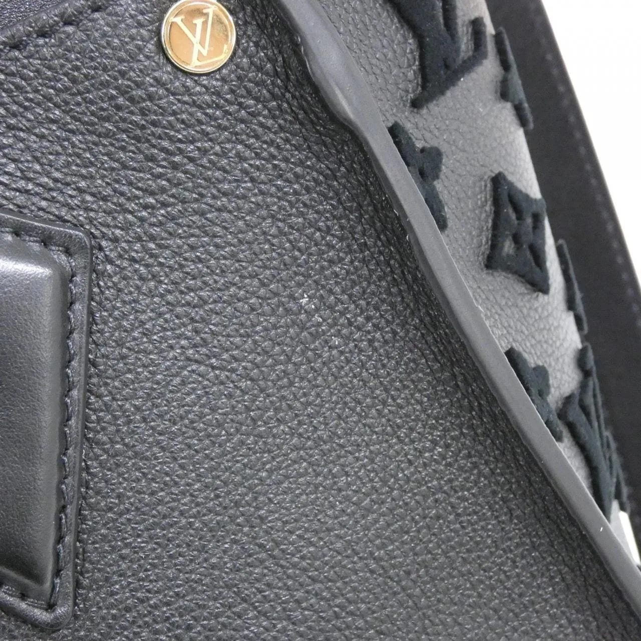 LOUIS VUITTON M53826 Handbag Monogram 黑色 Monogram 中古品A - 縮圖 4