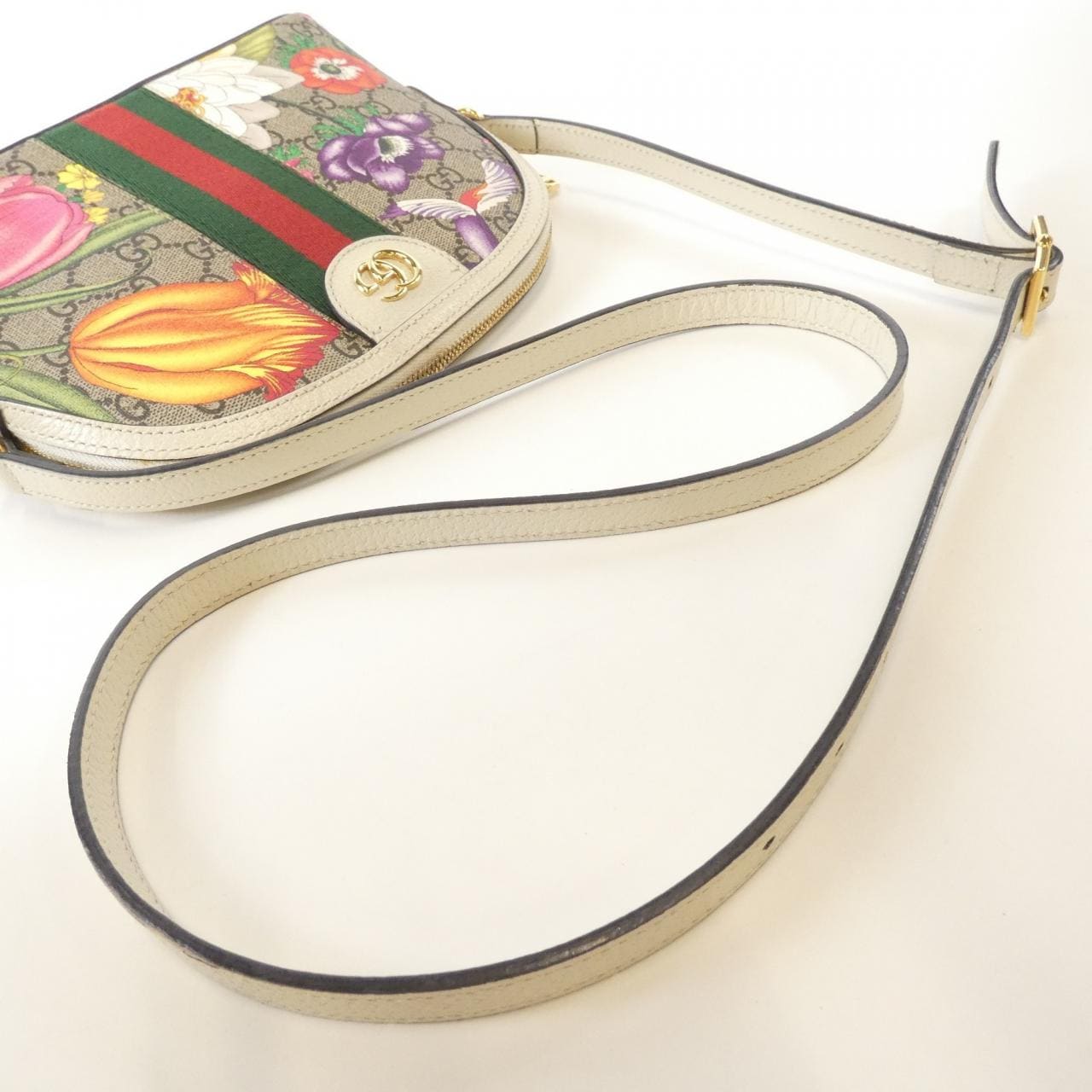 GUCCI Ophidia 499621 HV8AC Shoulder Bag Canvas Black Canvas - Thumbnail 5