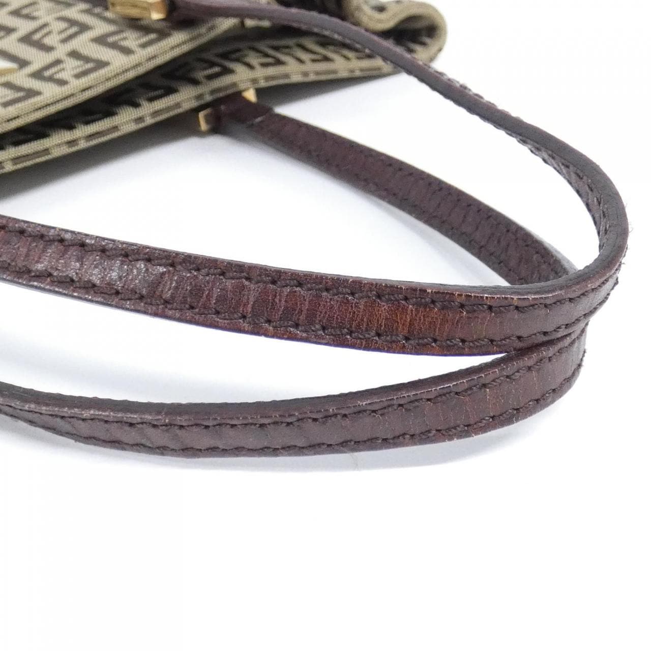 FENDI 8BH133 TN9 Bag Canvas Black Canvas - Thumbnail 6