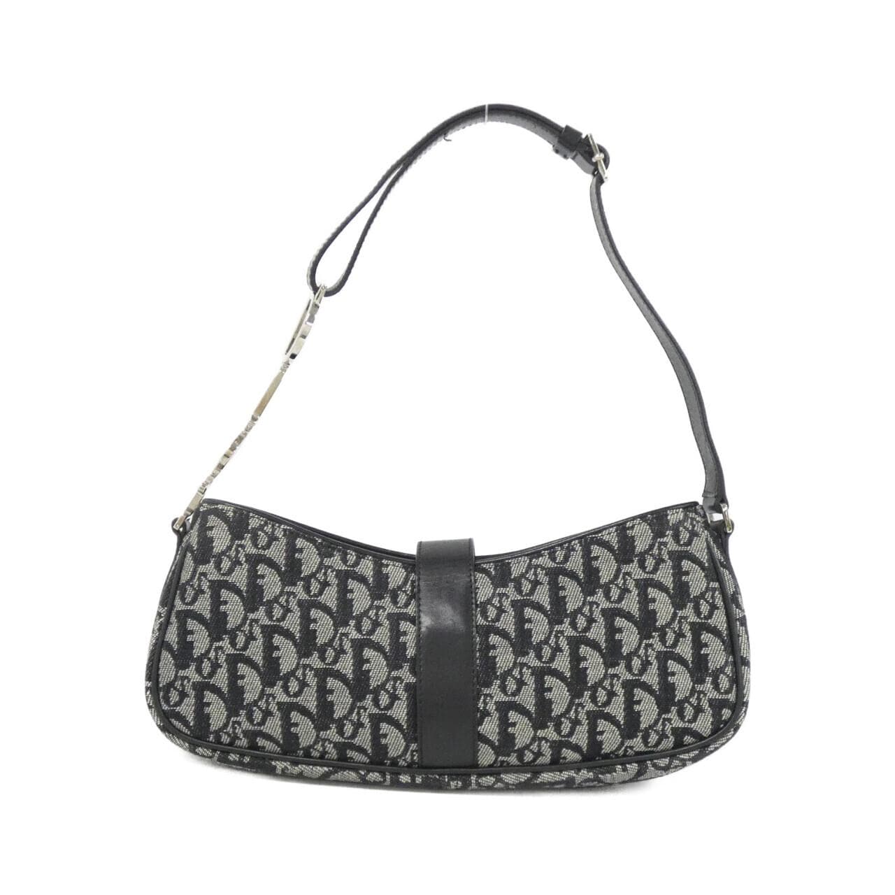 DIOR Shoulder Bag Canvas Black Canvas - Thumbnail 2