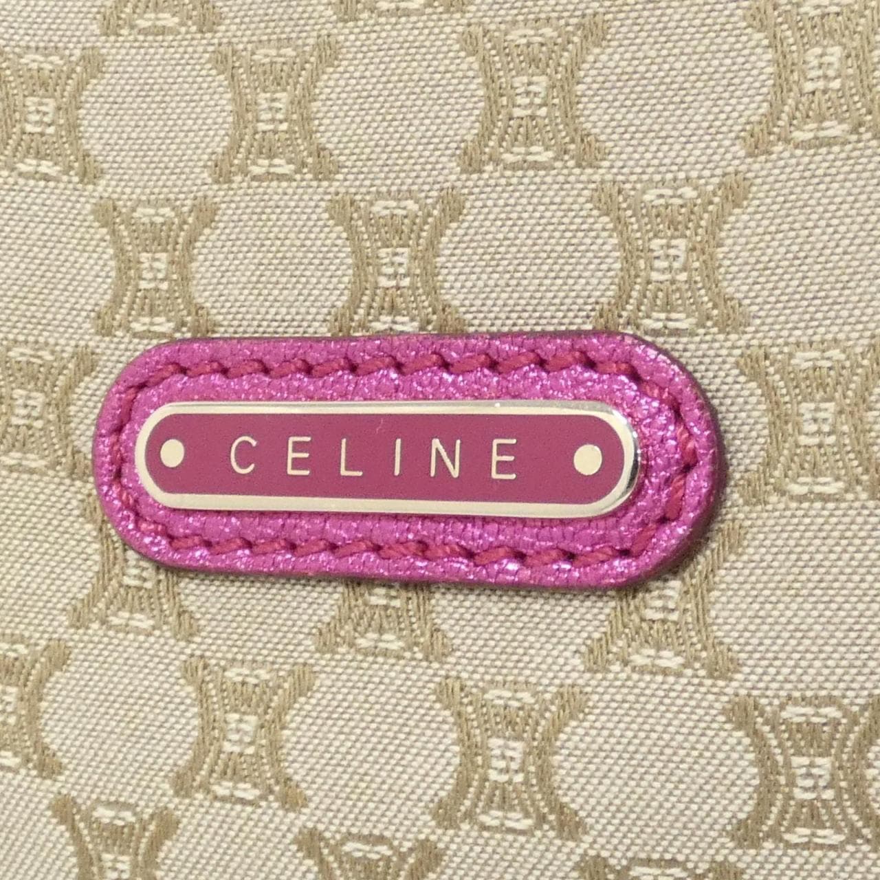 CELINE Bag Canvas Beige Canvas Rank A - Thumbnail 4