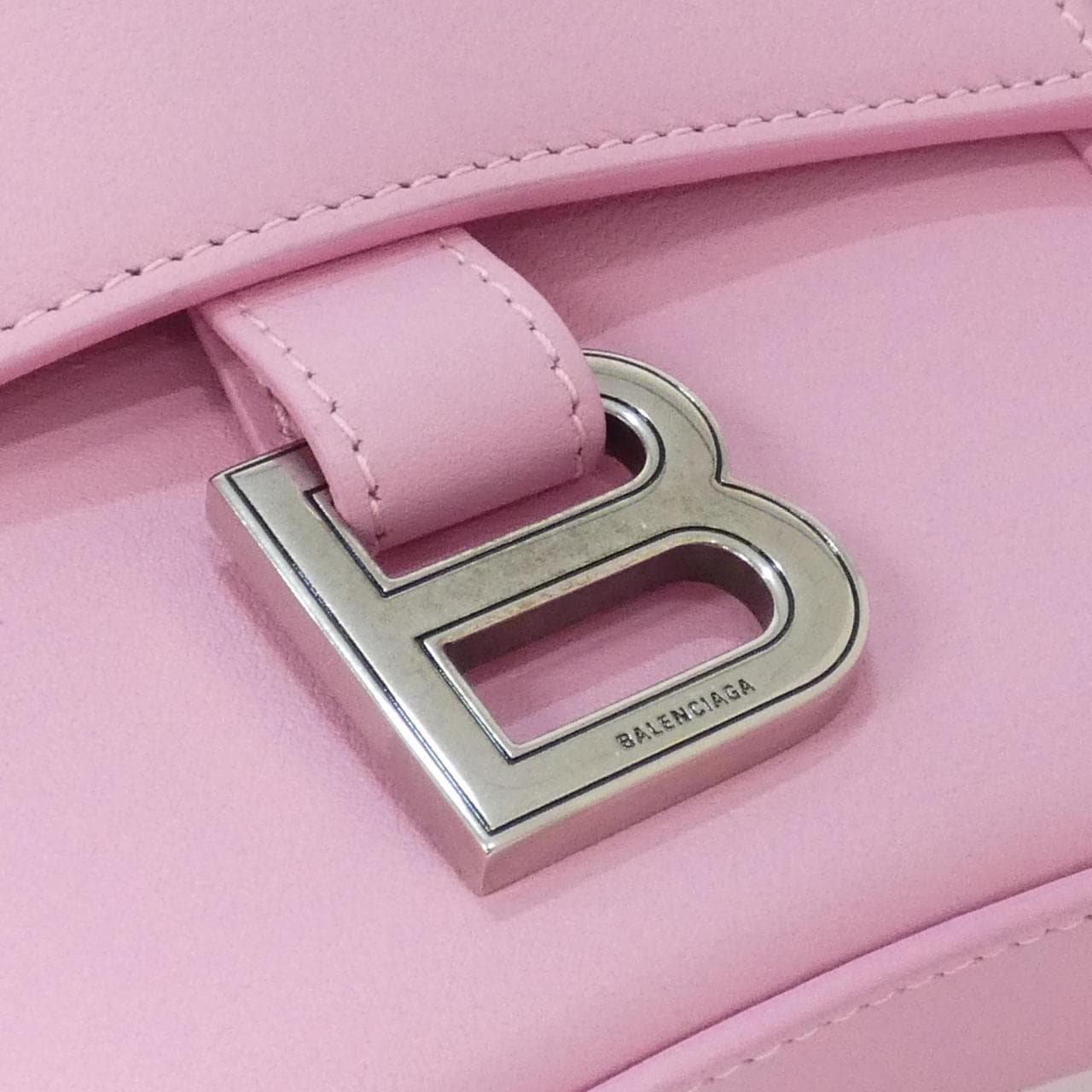 BALENCIAGA 671355 29S1Y Shoulder Bag Leather Black Leather - Thumbnail 4