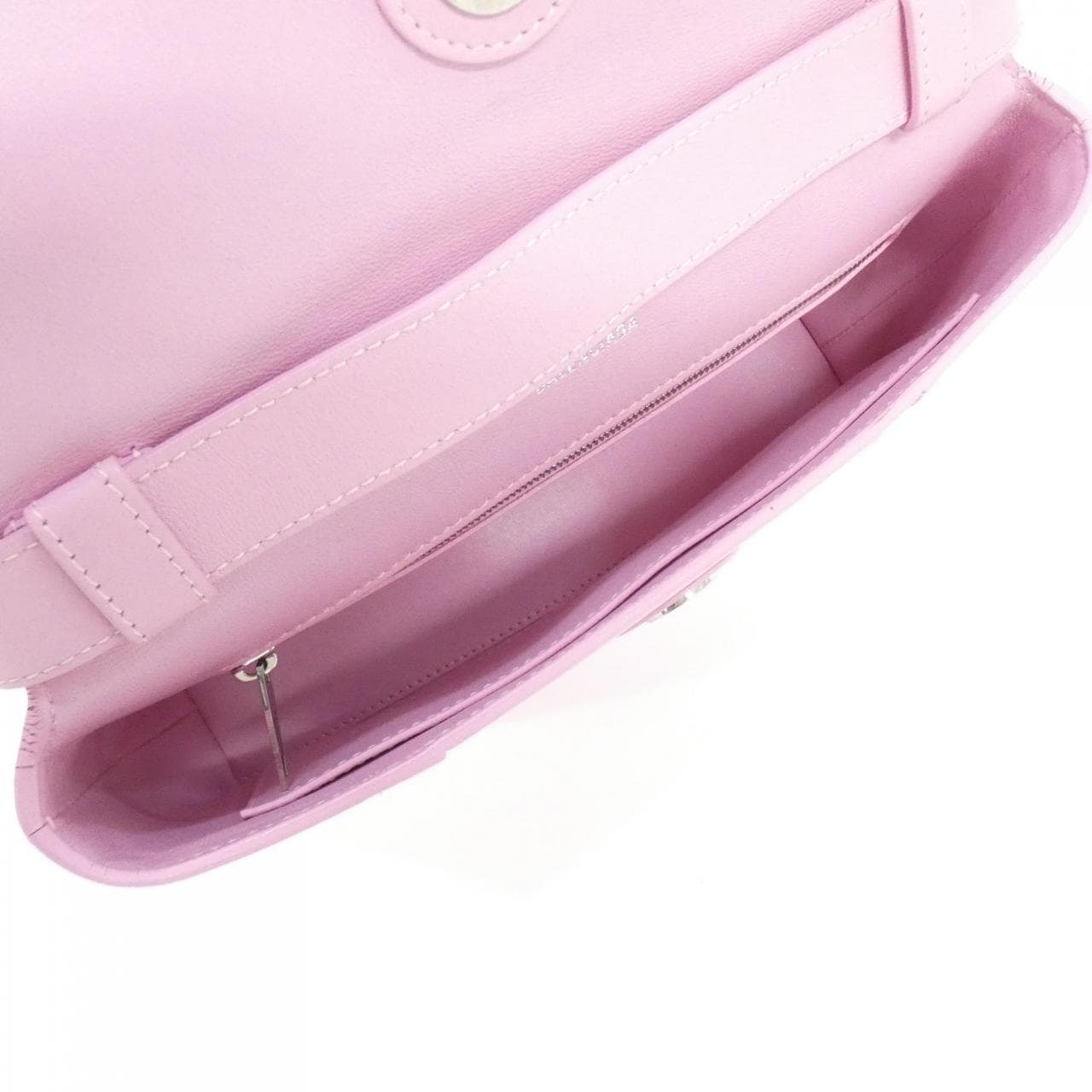 BALENCIAGA 671355 29S1Y Shoulder Bag Leather Black Leather - Thumbnail 7