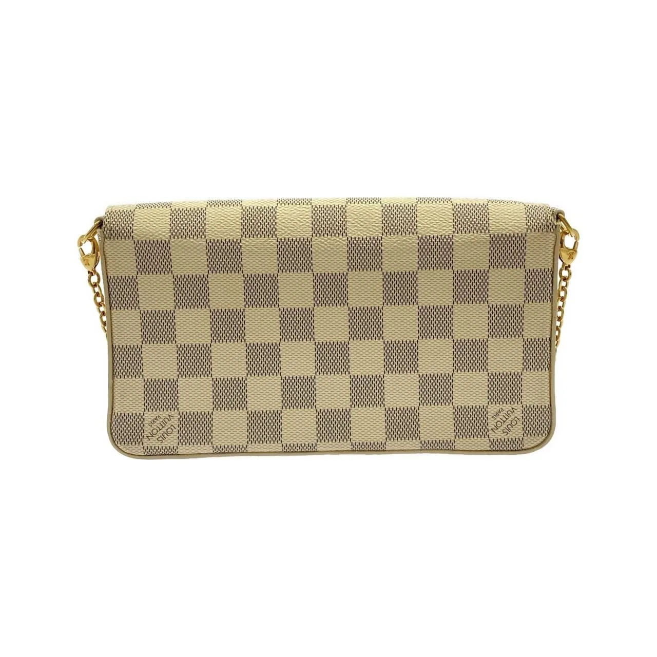 LOUIS VUITTON Pochette N63106 Shoulder Damier 黑色 Damier 中古品B - 縮圖 2