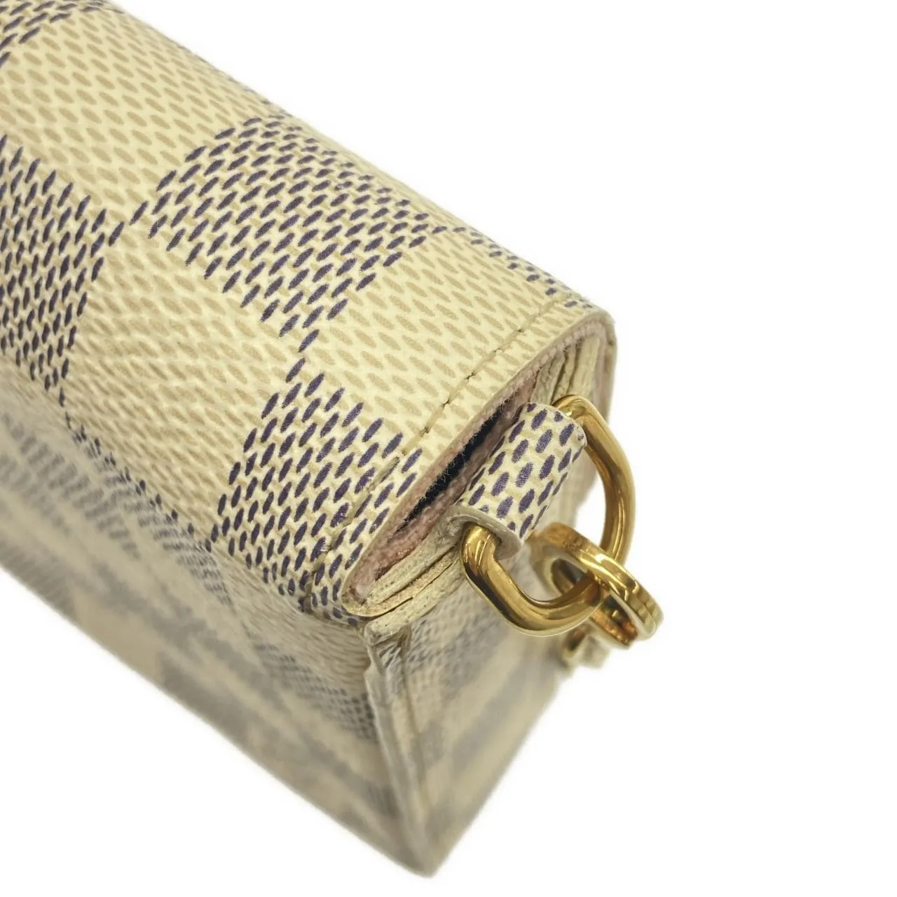 LOUIS VUITTON Pochette N63106 Shoulder Damier 黑色 Damier 中古品B - 縮圖 4