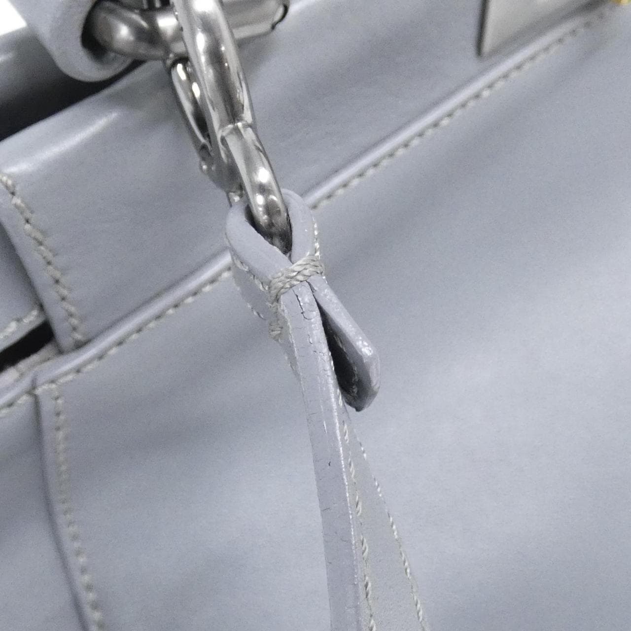 FENDI Peekaboo 8BN226 FZN Bag Leather 黑色 皮革 中古品A - 縮圖 6