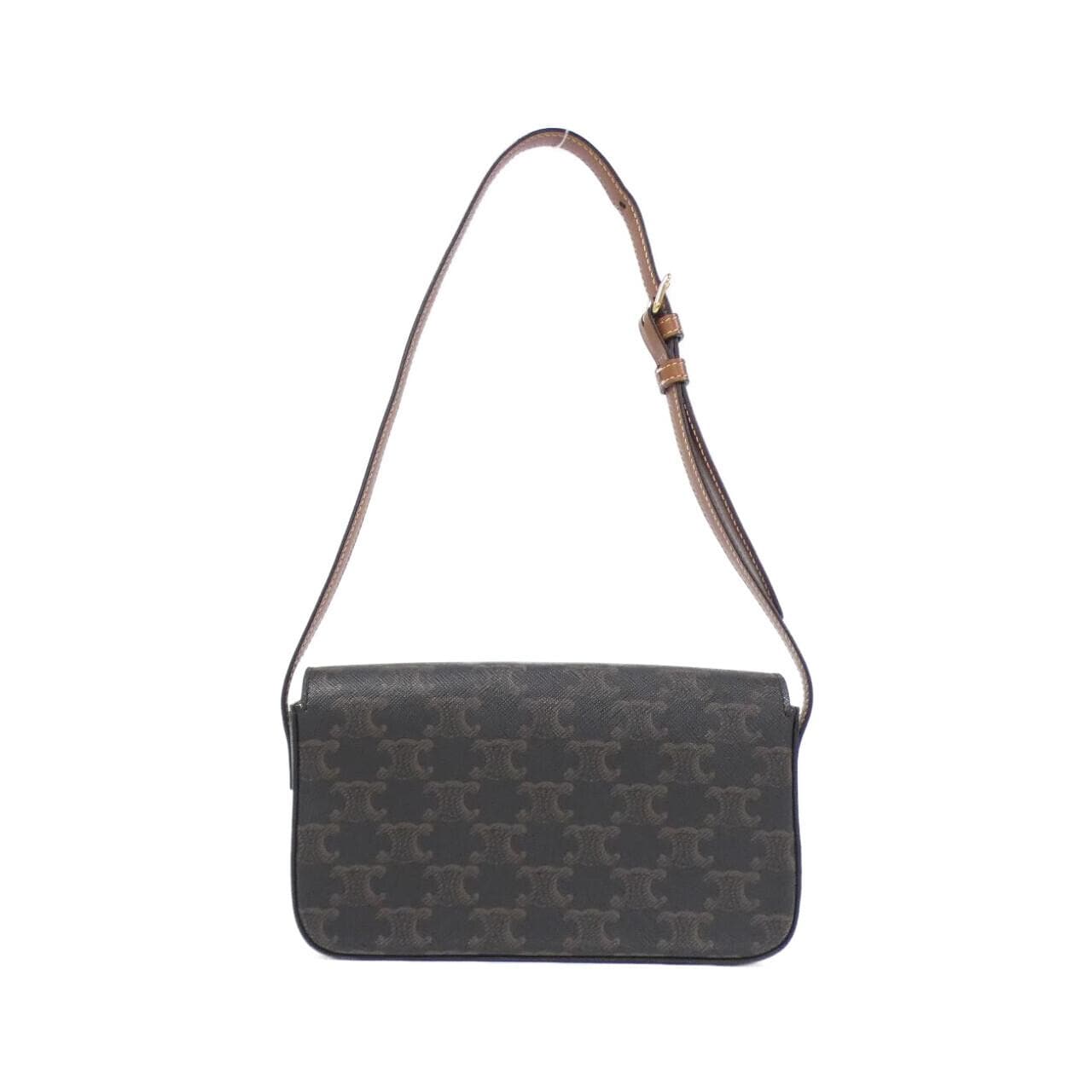 CELINE 194142CUZ Shoulder Bag Canvas Black Canvas - Thumbnail 2