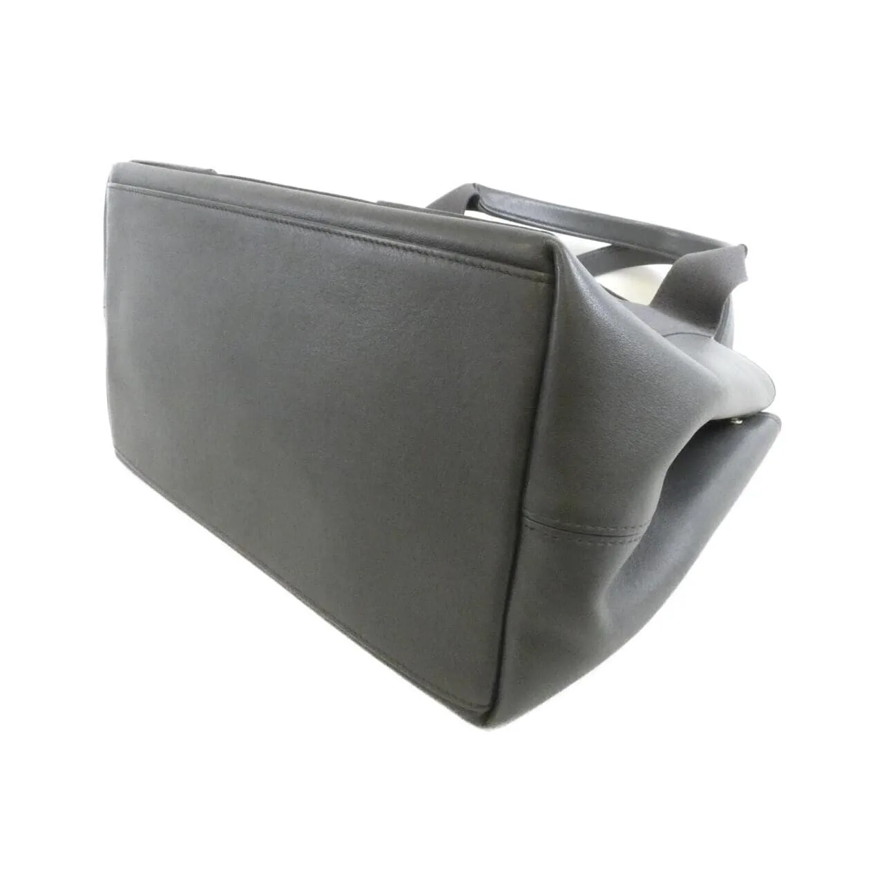 BALENCIAGA 339933 0CH1N Handbag Leather 深藍色 皮革 中古品A - 縮圖 3