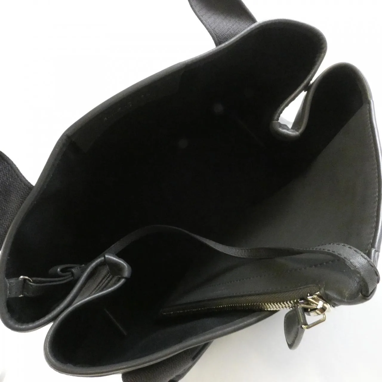 BALENCIAGA 339933 0CH1N Handbag Leather 深藍色 皮革 中古品A - 縮圖 7