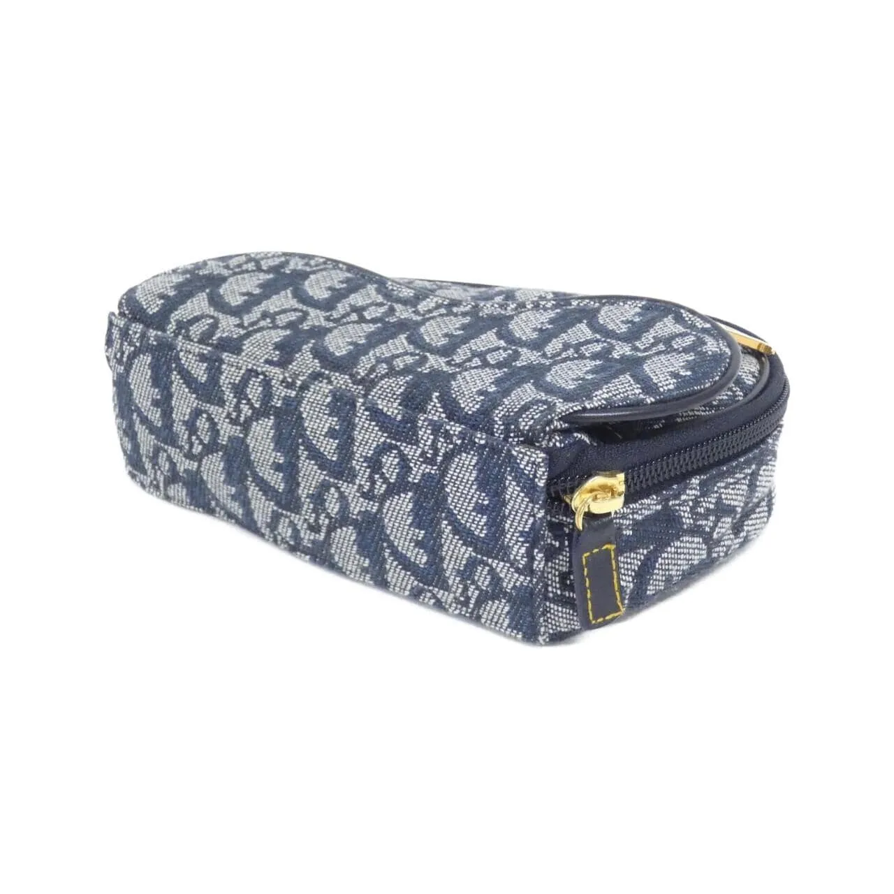 DIOR Pouch Canvas Blue Canvas Rank A - Thumbnail 2