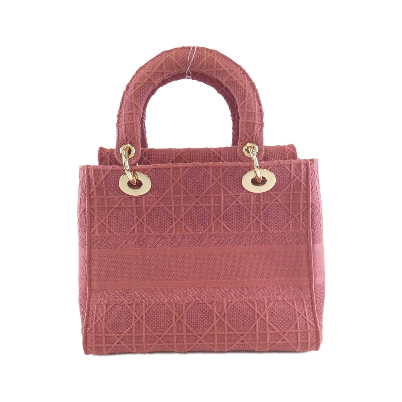 DIOR Lady Dior M0565OREY Bag Canvas Pink Canvas - Thumbnail 2