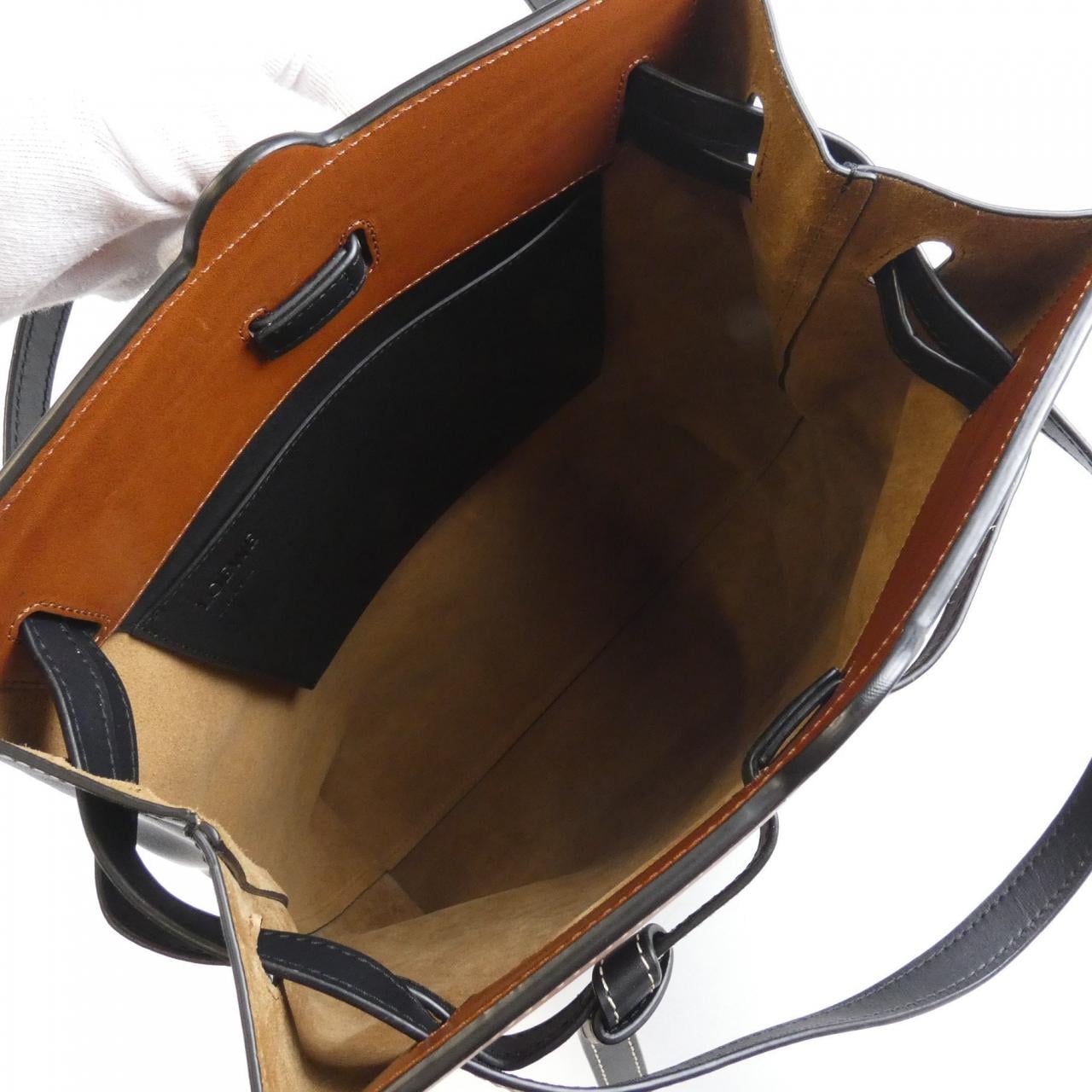 LOEWE 329 56 Z22 Tote Black Rank A - Thumbnail 9