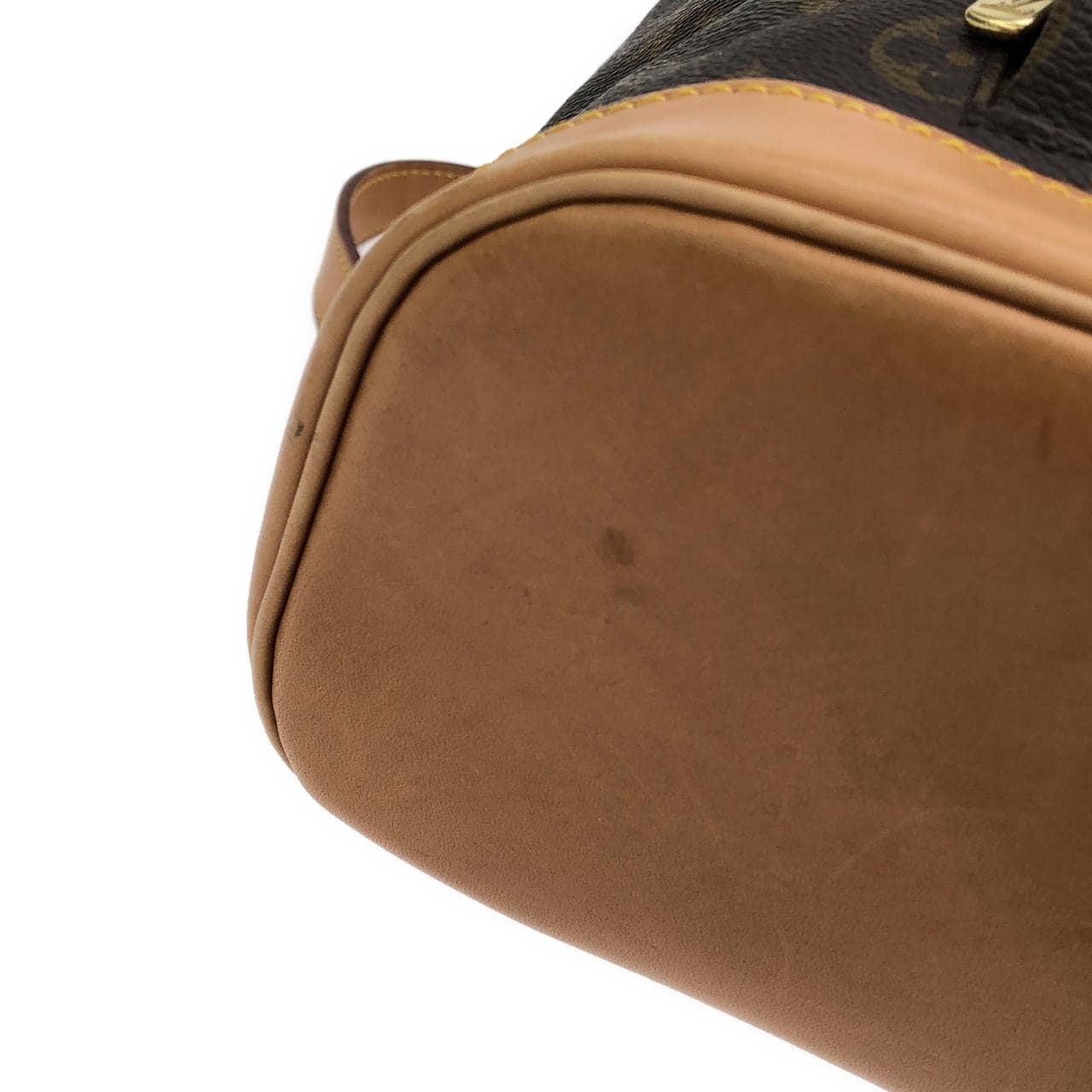 LOUIS VUITTON Montsouris M51136 Backpack Monogram 黑色 Monogram 中古品B - 縮圖 5