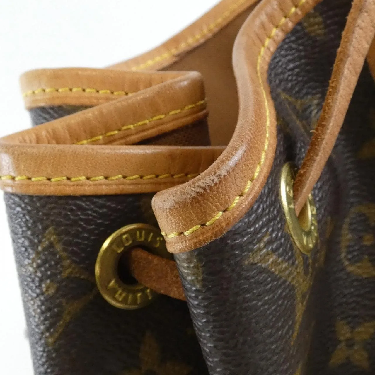 LOUIS VUITTON Montsouris M51136 Backpack Monogram 黑色 Monogram 中古品B - 縮圖 6