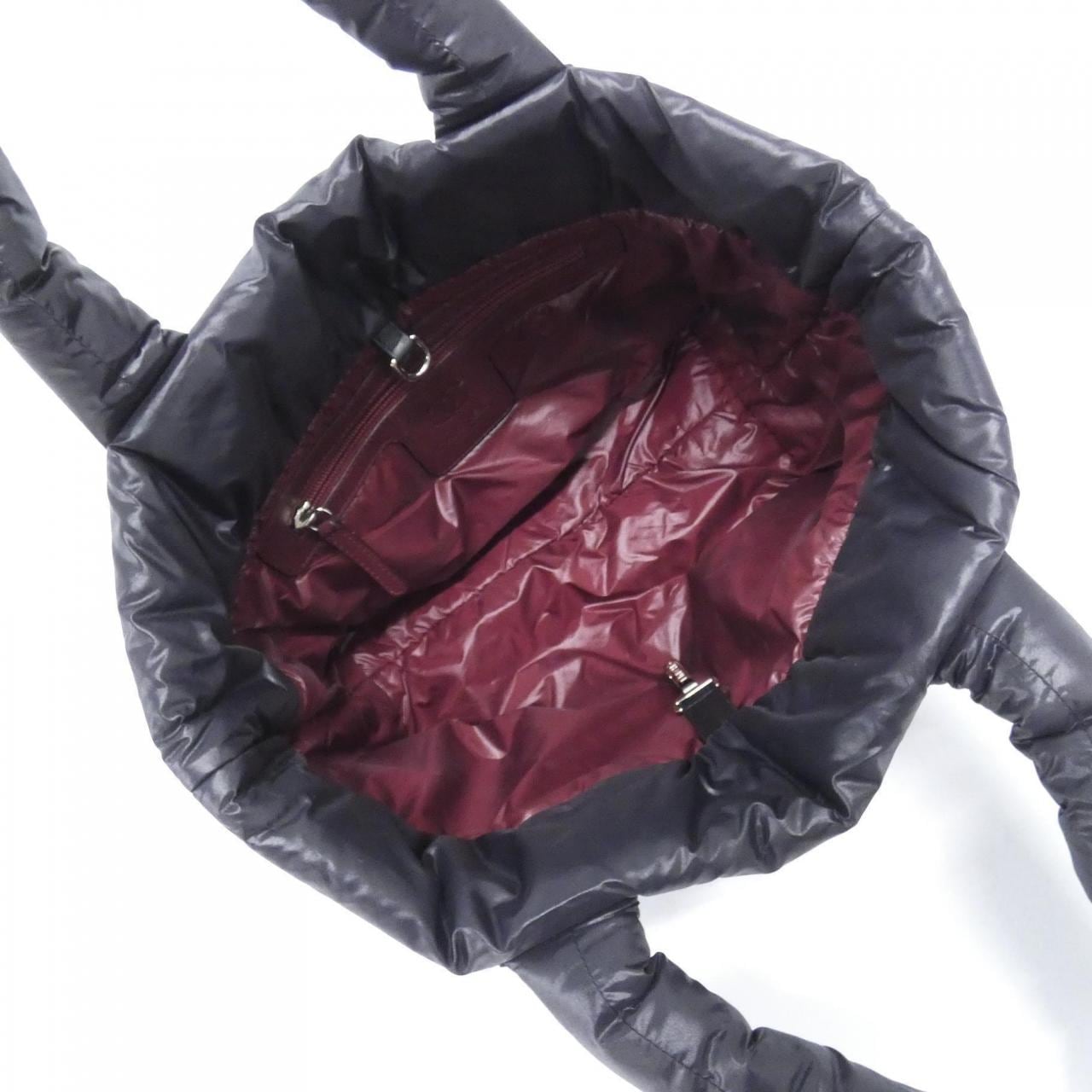 CHANEL Deauville 48610 Handbag Nylon Black Nylon - Thumbnail 8