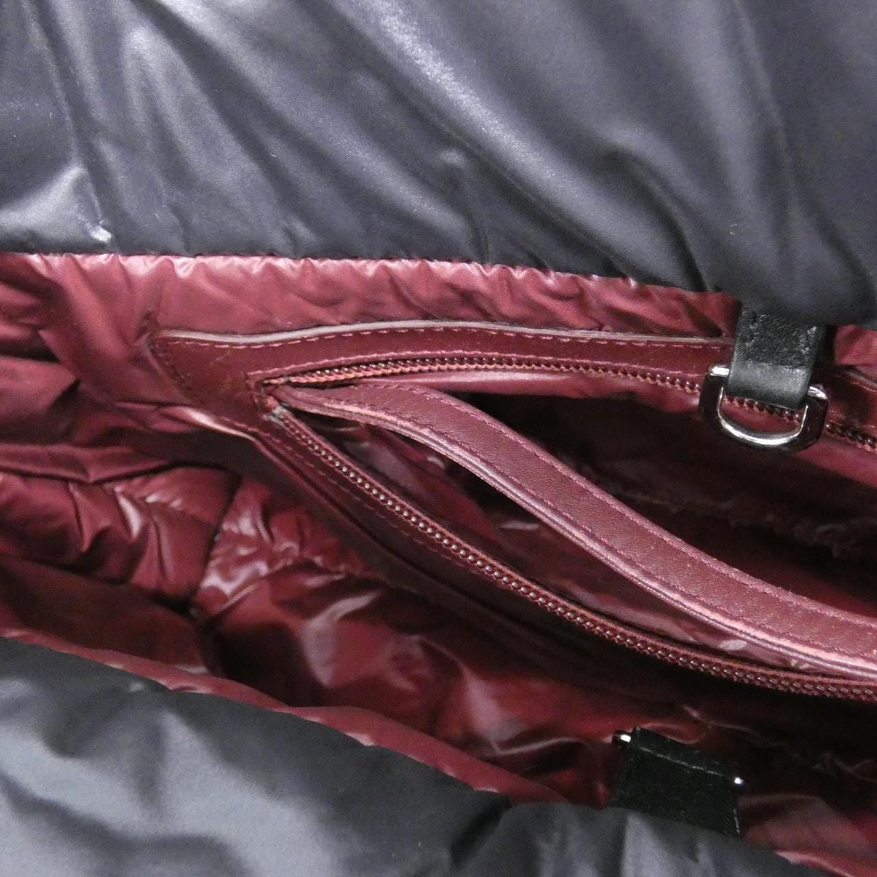 CHANEL Deauville 48610 Handbag Nylon Black Nylon - Thumbnail 10