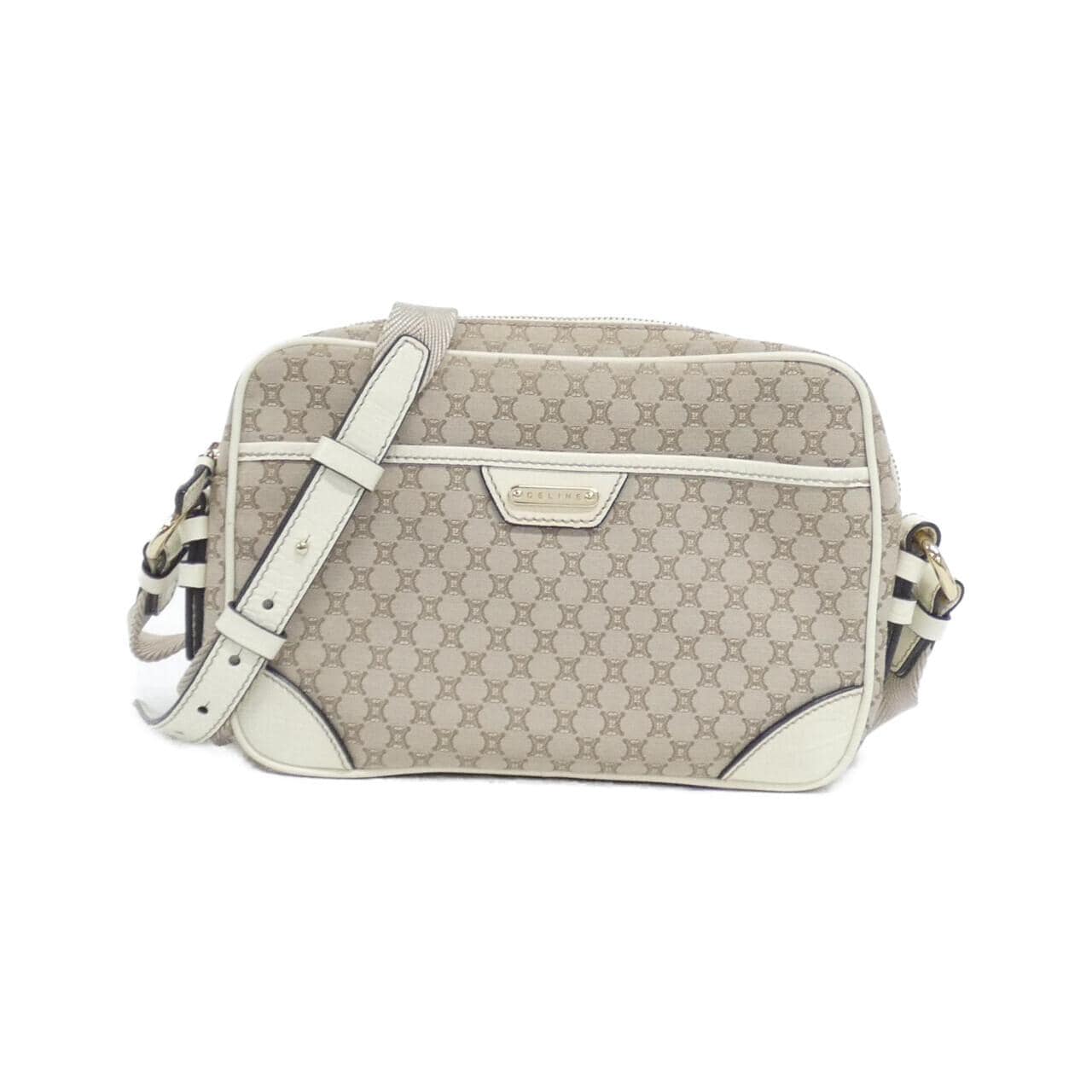 CELINE Shoulder Bag Canvas