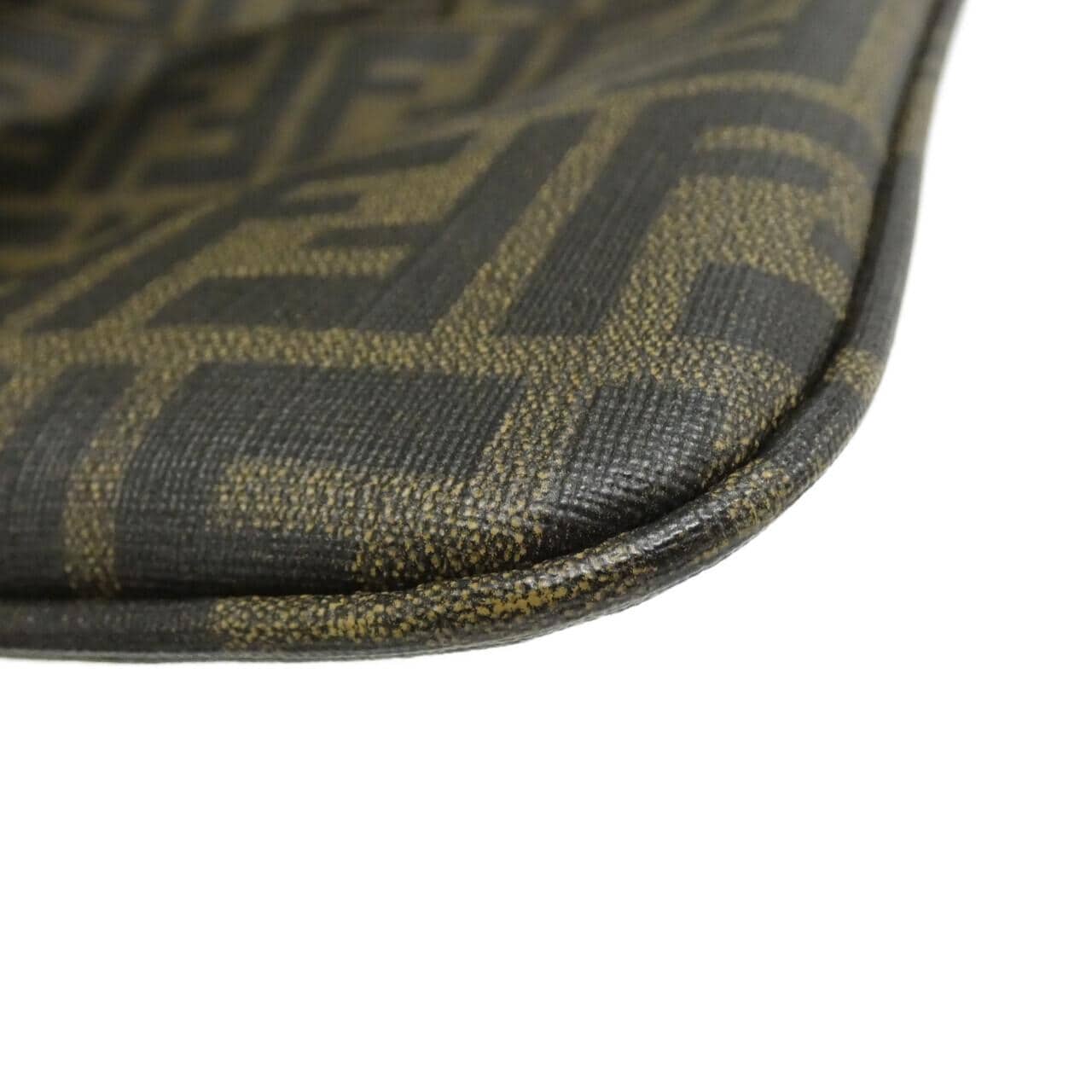 FENDI 7VA214 UZD Shoulder Bag Canvas 黑色 帆布 中古品B - 縮圖 3