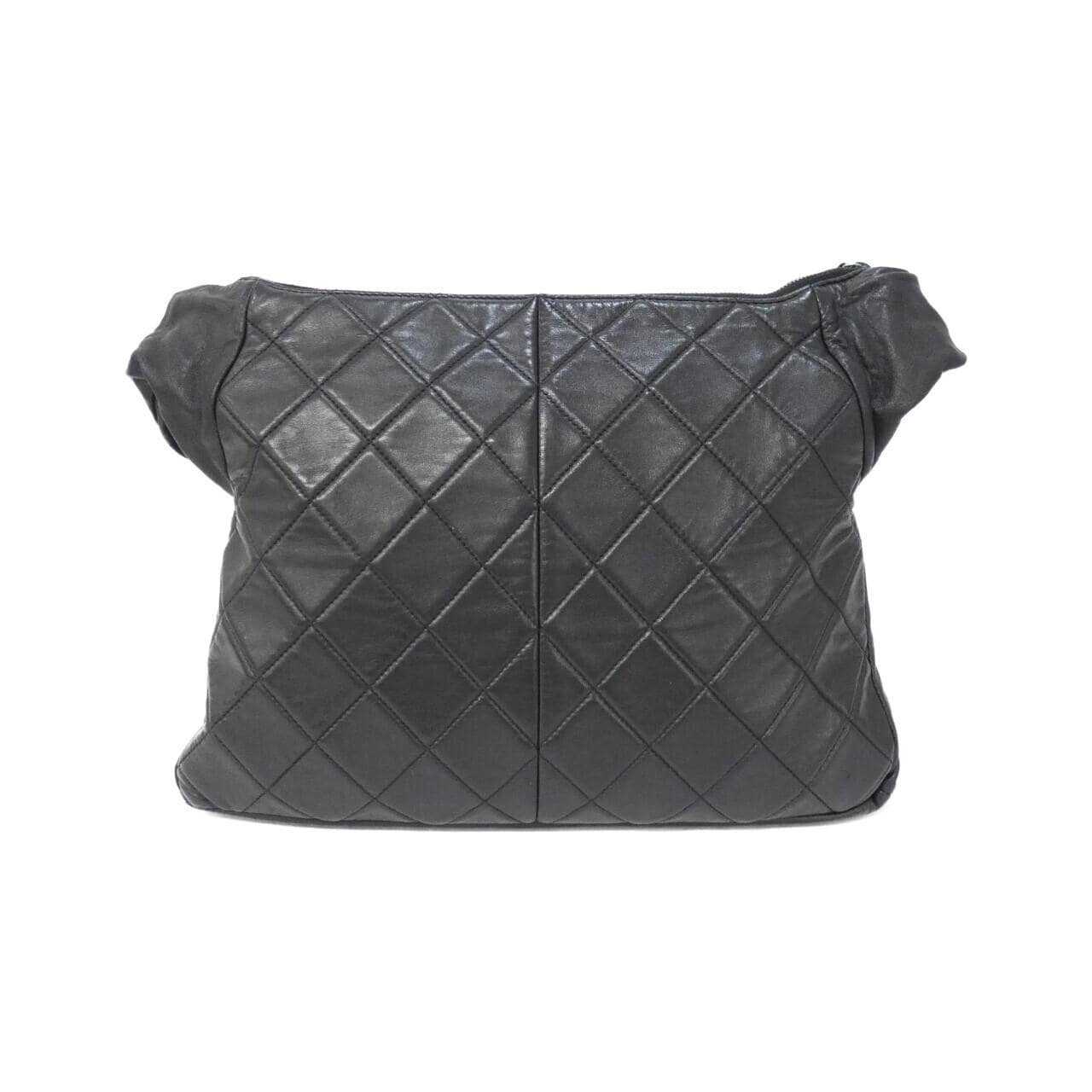 CHANEL Shoulder Lambskin Black Lambskin - Thumbnail 2