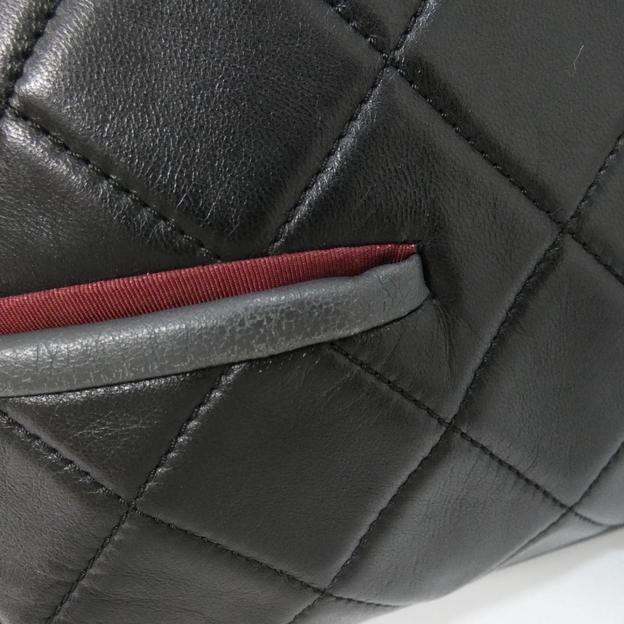 CHANEL Shoulder Lambskin Black Lambskin - Thumbnail 4