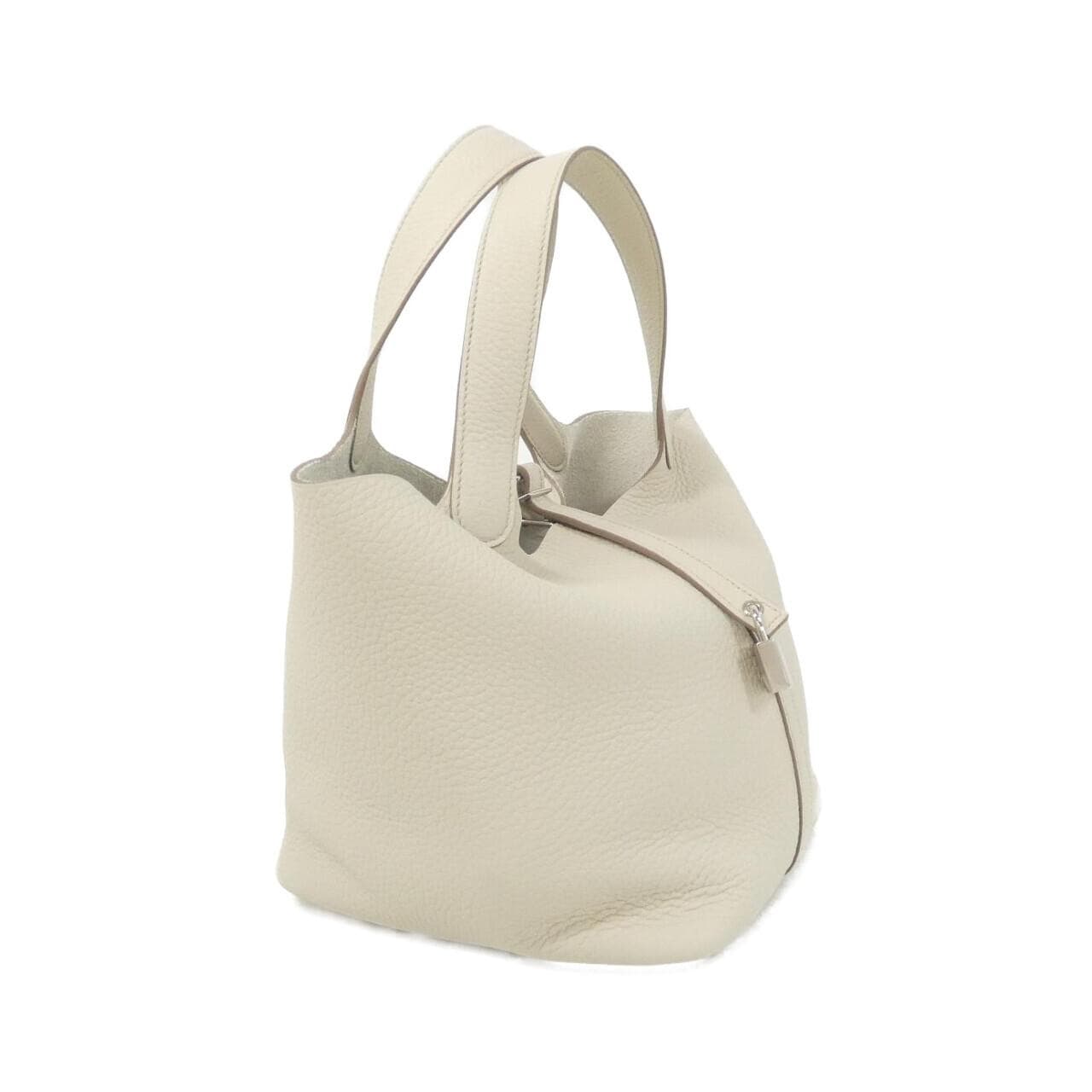 HERMES HERMÈS Picotin 060991CK Bag Clemence Black