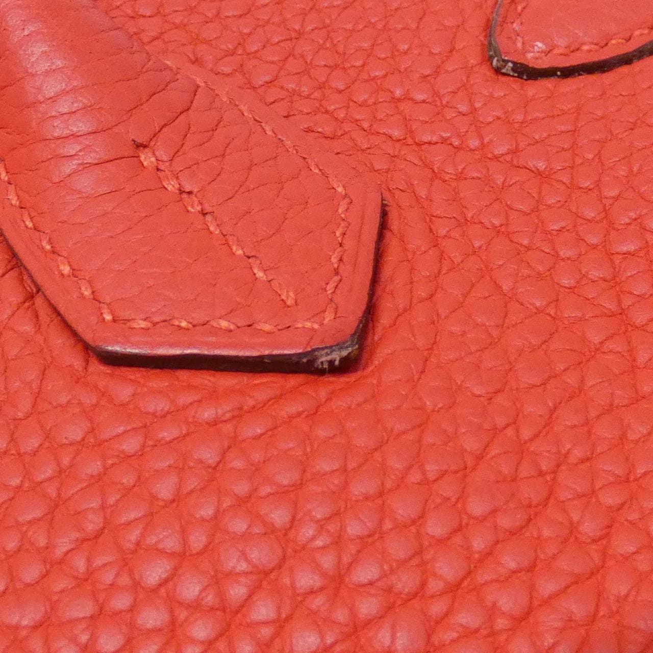 HERMES HERMÈS Birkin 027633CC Bag Togo Rouge Togo 牛皮 中古品B - 縮圖 6