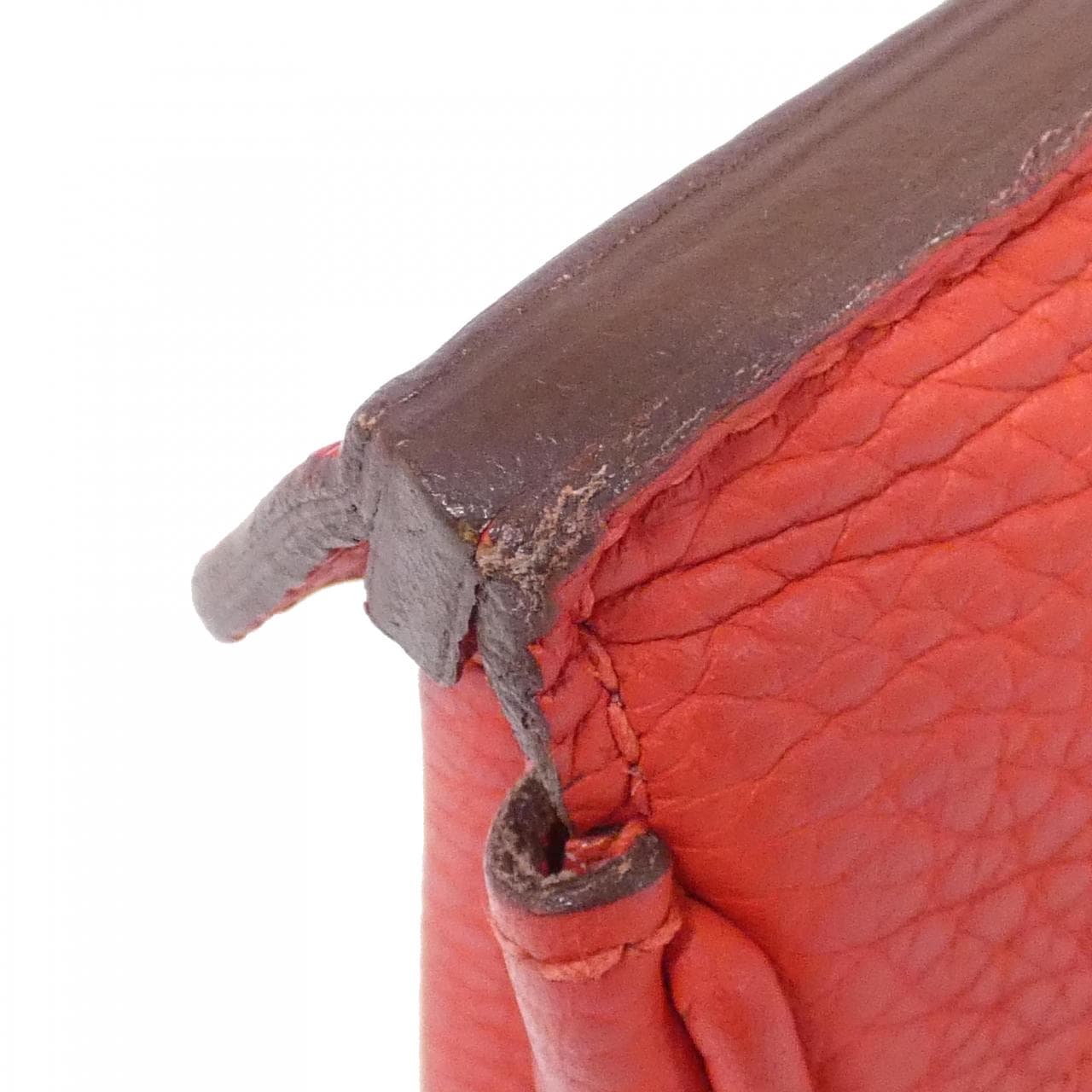 HERMES HERMÈS Birkin 027633CC Bag Togo Rouge Togo 牛皮 中古品B - 縮圖 7