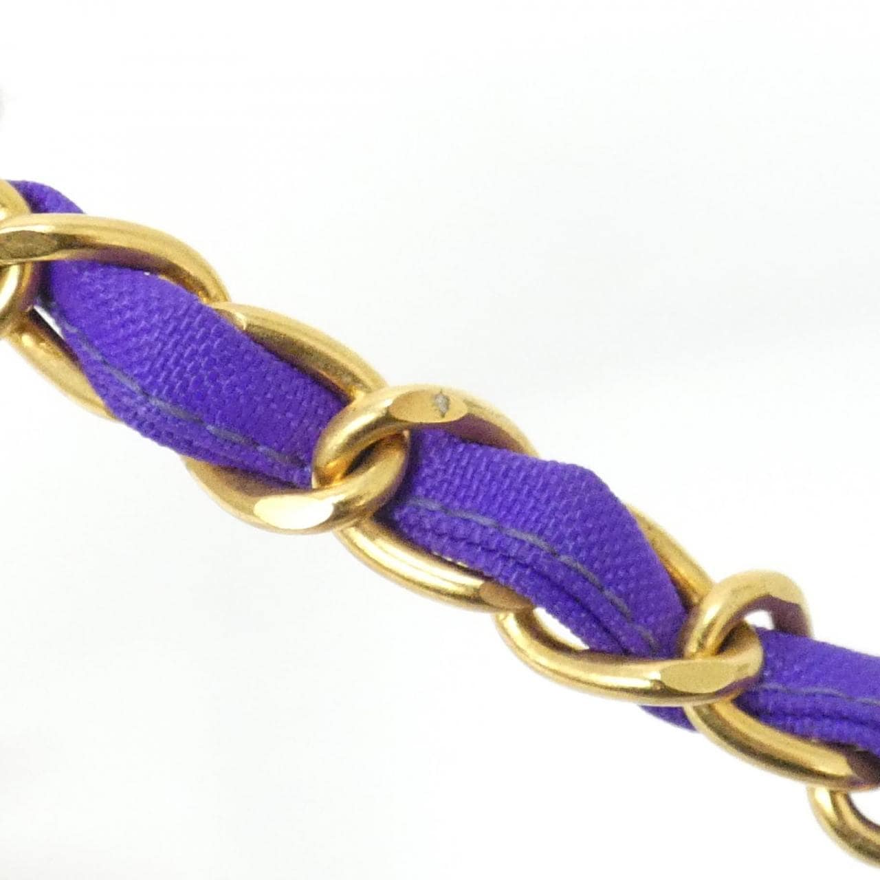 CHANEL Shoulder Nylon Purple Nylon - Thumbnail 7