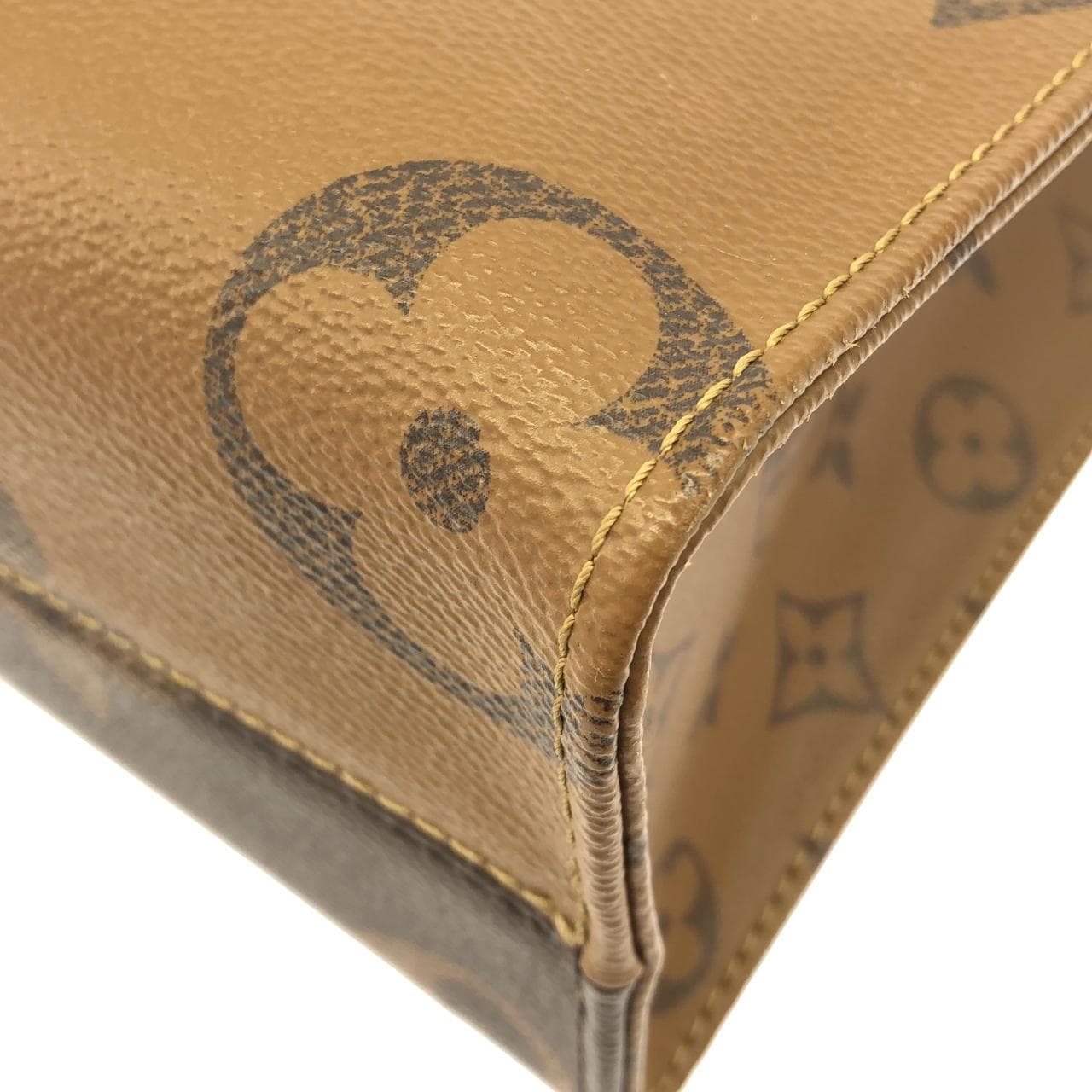 LOUIS VUITTON OnTheGo M46373 Bag Monogram 黑色 Monogram 中古品A - 縮圖 3